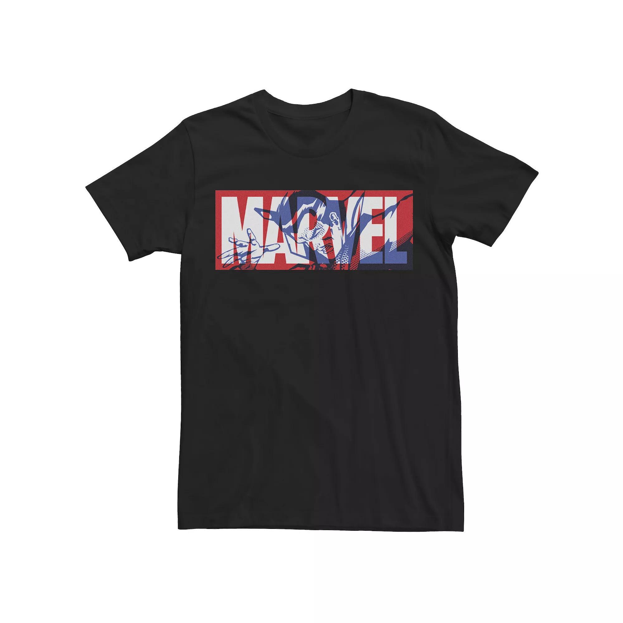 Men's Marvel Doctor Strange Logo Fill Tee, Size: XXL, Black Product Image