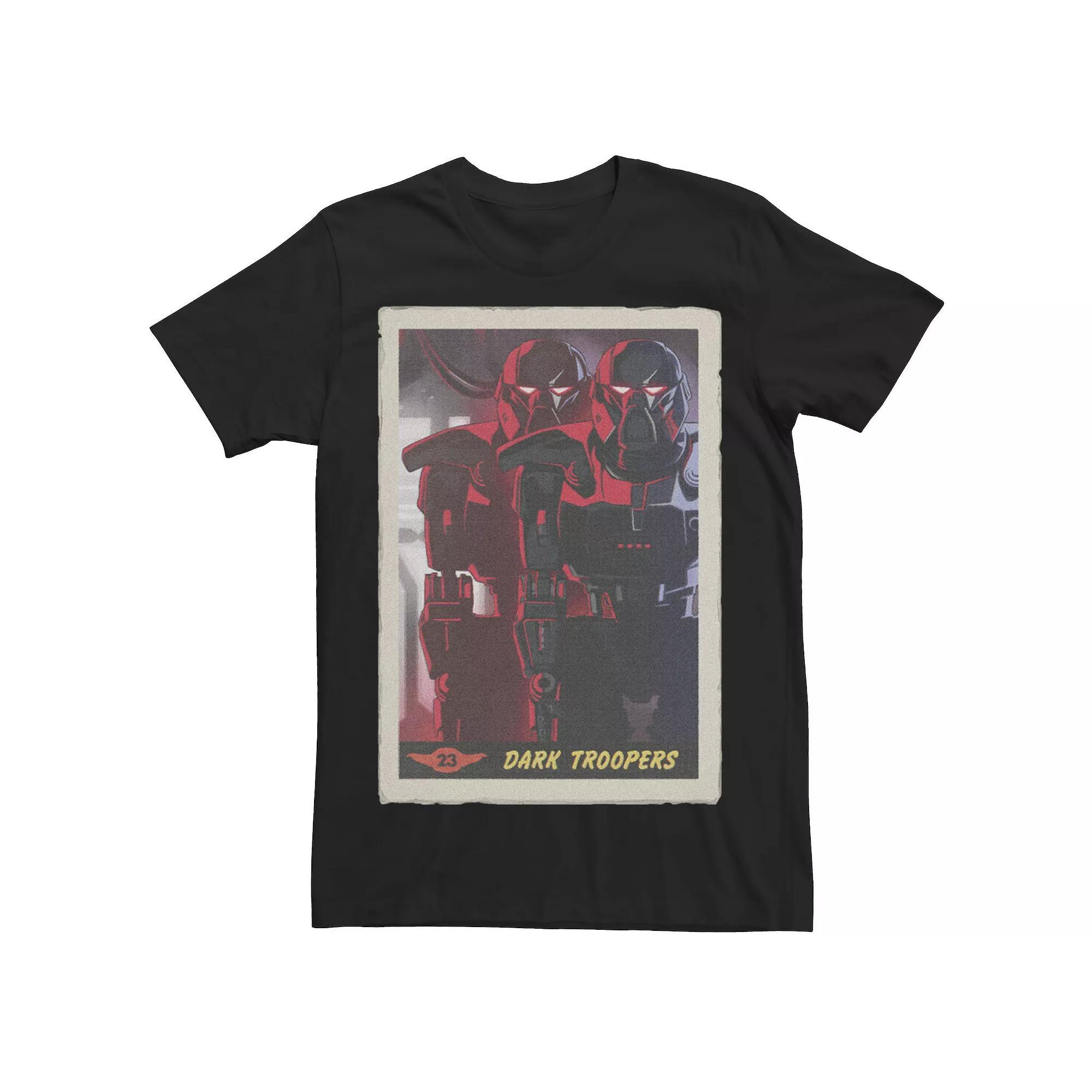 Men's Star Wars Dark Trooper Card Tee, Size: XXL, Black Product Image
