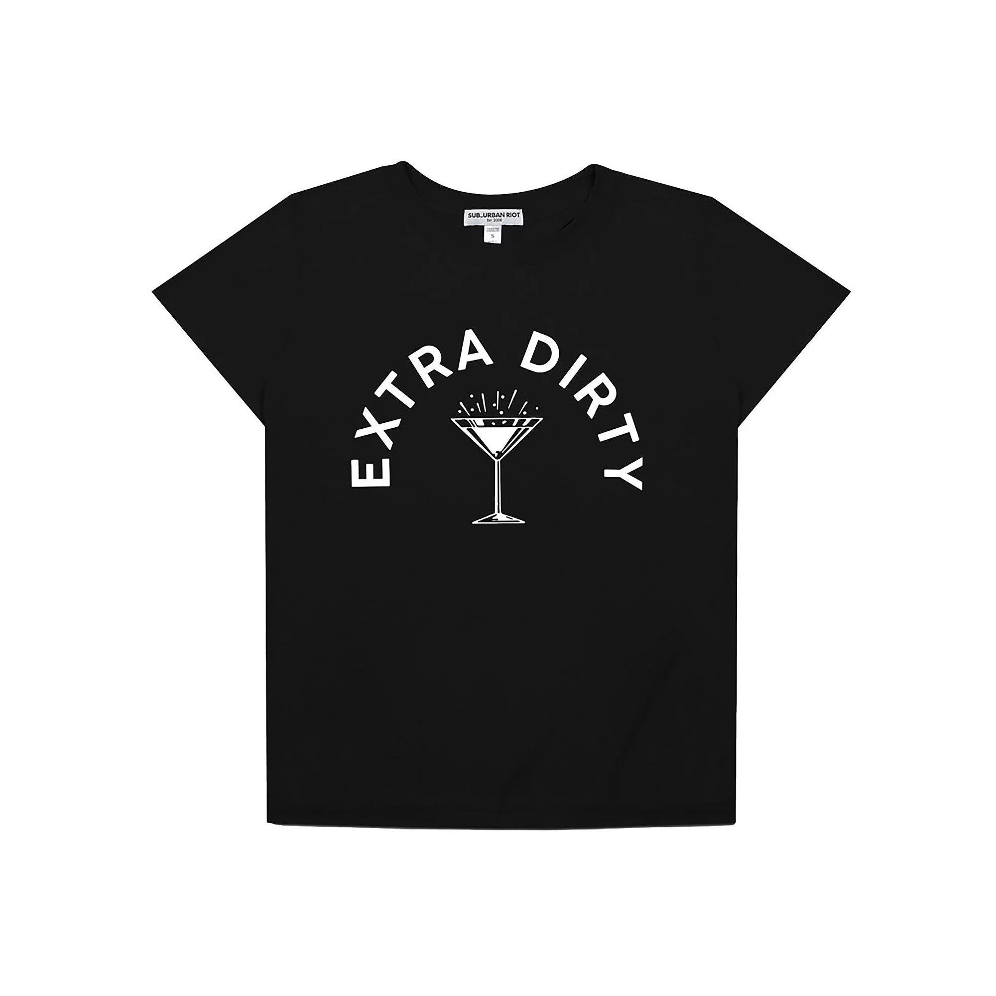 Womens Suburban Riot Extra Dirty Loose Graphic Tee, Girls Product Image