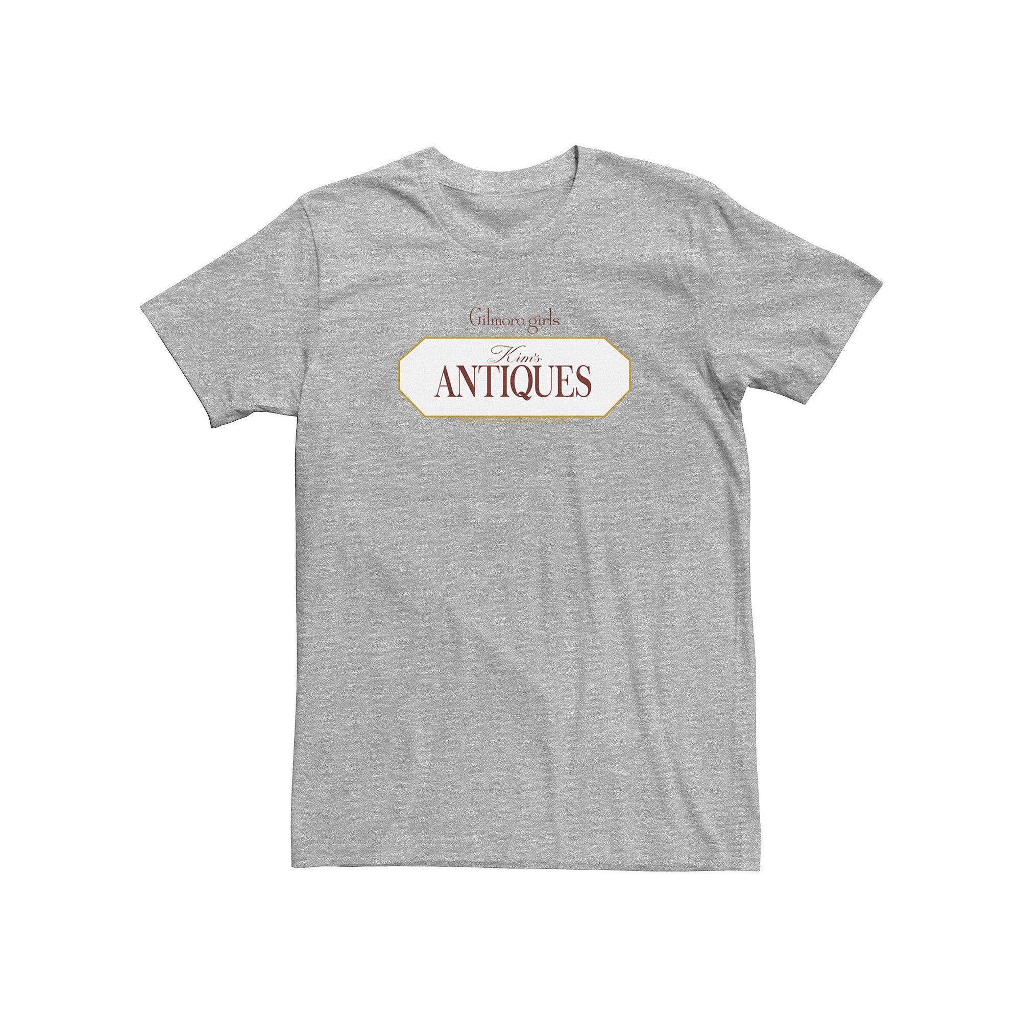 Big & Tall Gilmore Girls Kim's Antiques Logo Tee, Men's, Size: 4XLT, Athletic Grey Product Image