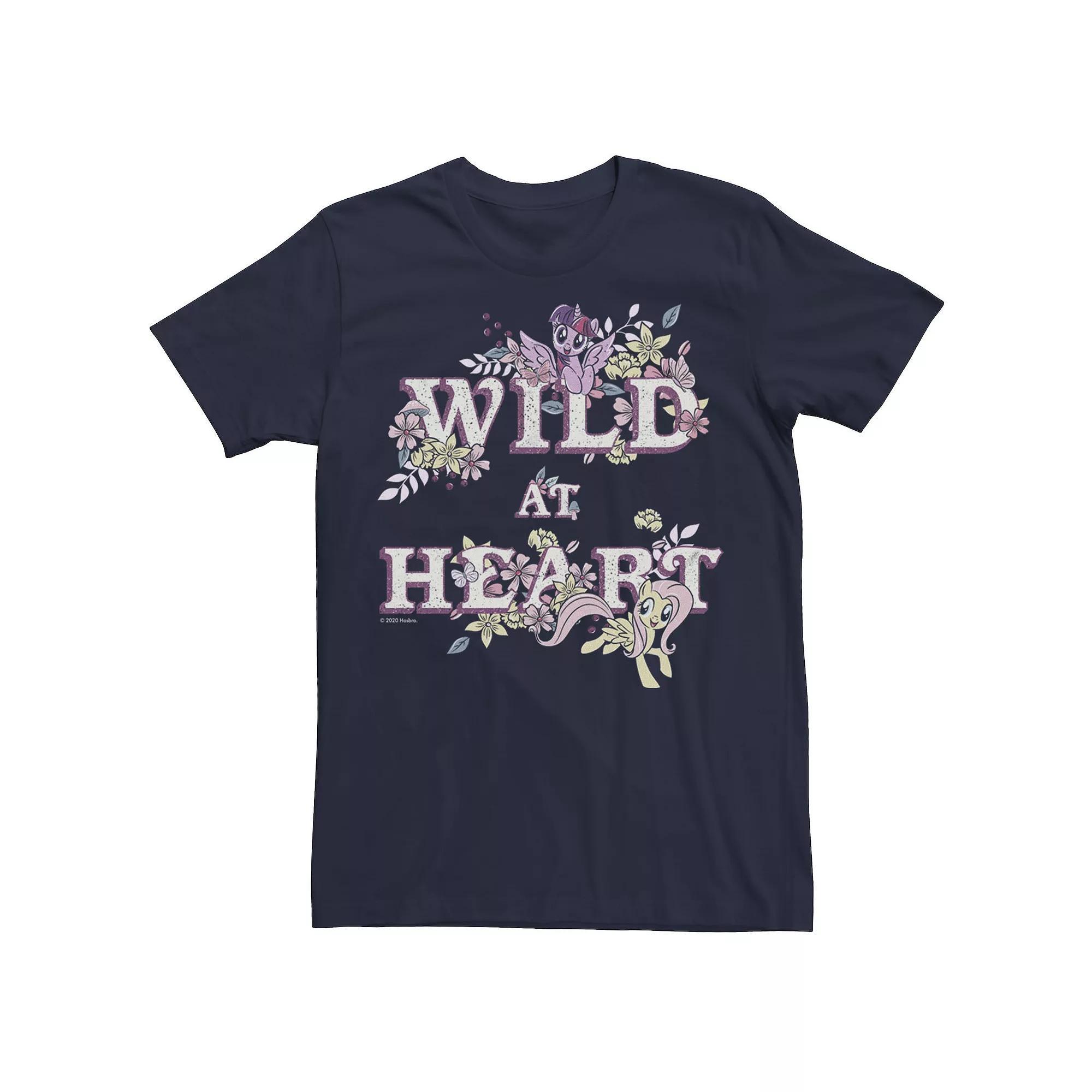 Men's My Little Pony: Friendship Is Magic Wild At Heart Tee, Size: XS, Blue Product Image