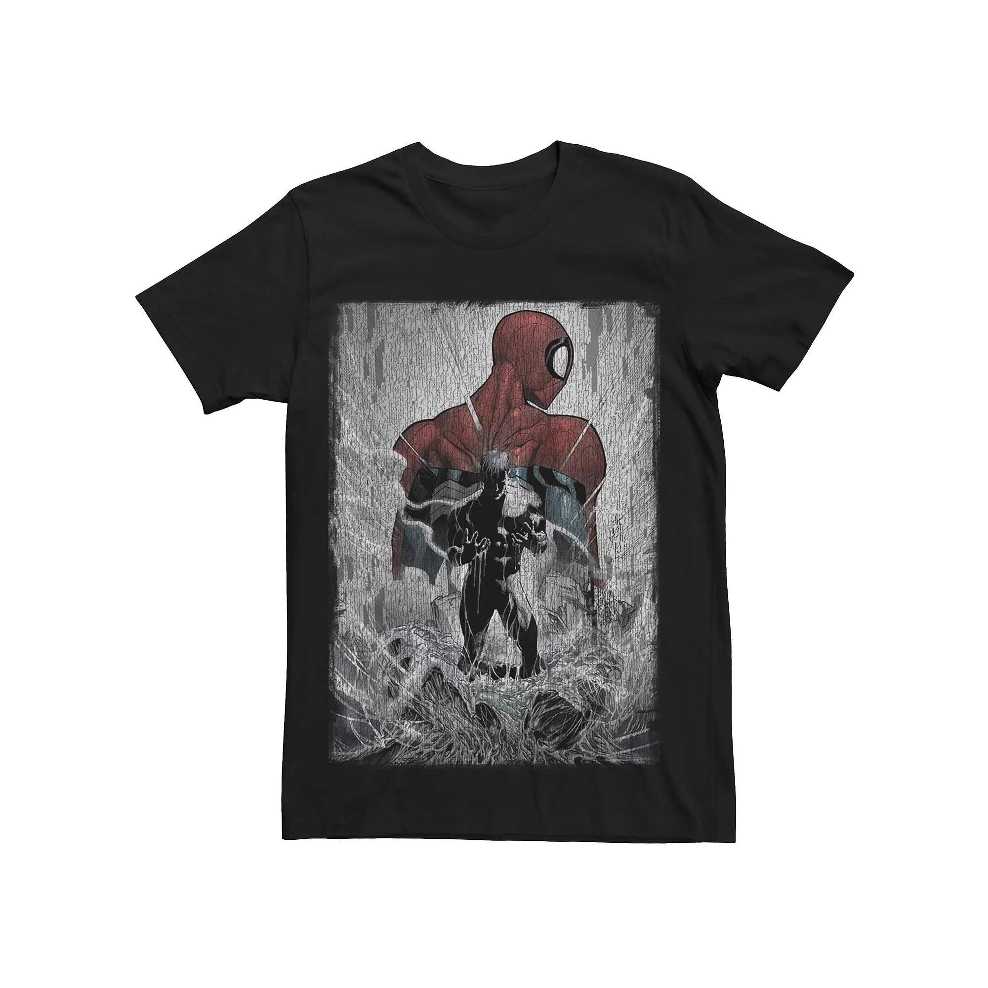 Mens Marvels Spider-Man Reborn Comic Cover Tee Product Image