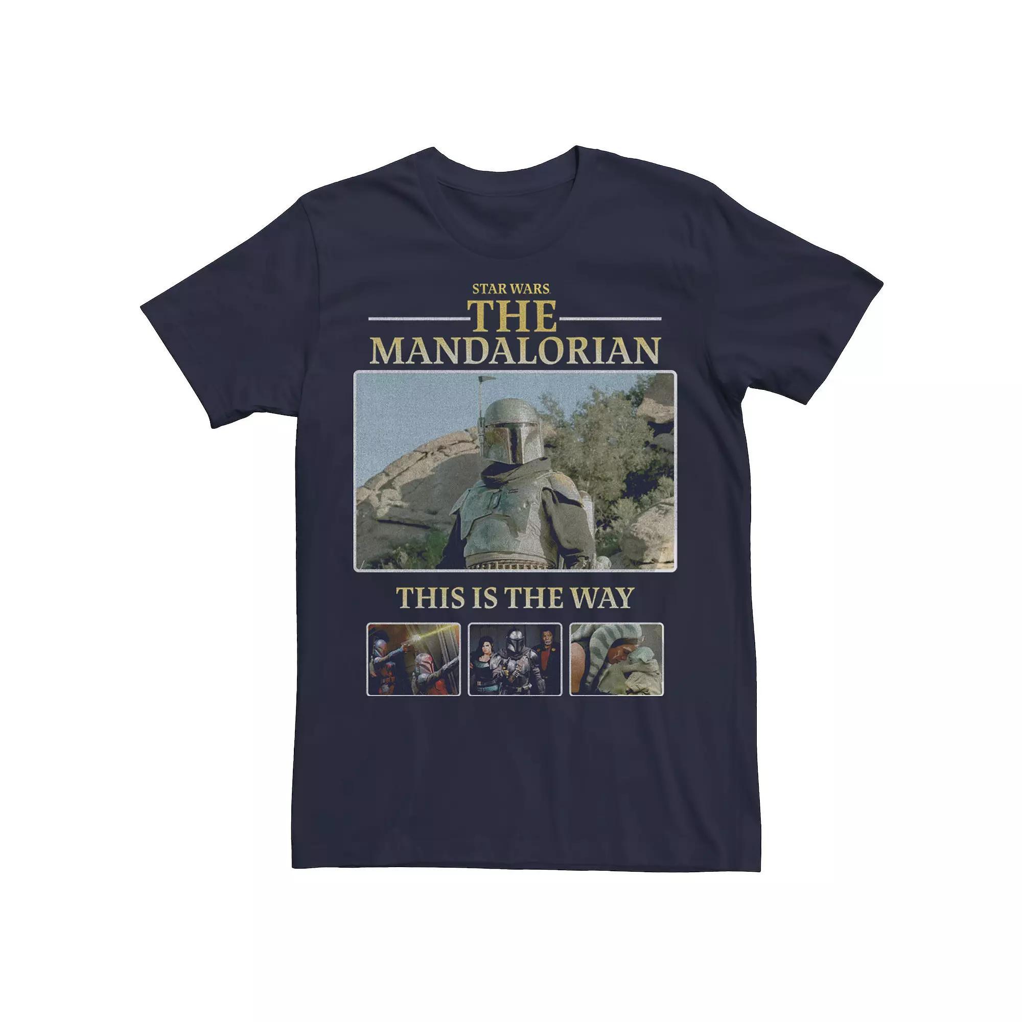 Big & Tall Star Wars: The Mandalorian "This Is The Way" United R14 Tee, Men's, Size: 3XL, Blue Product Image