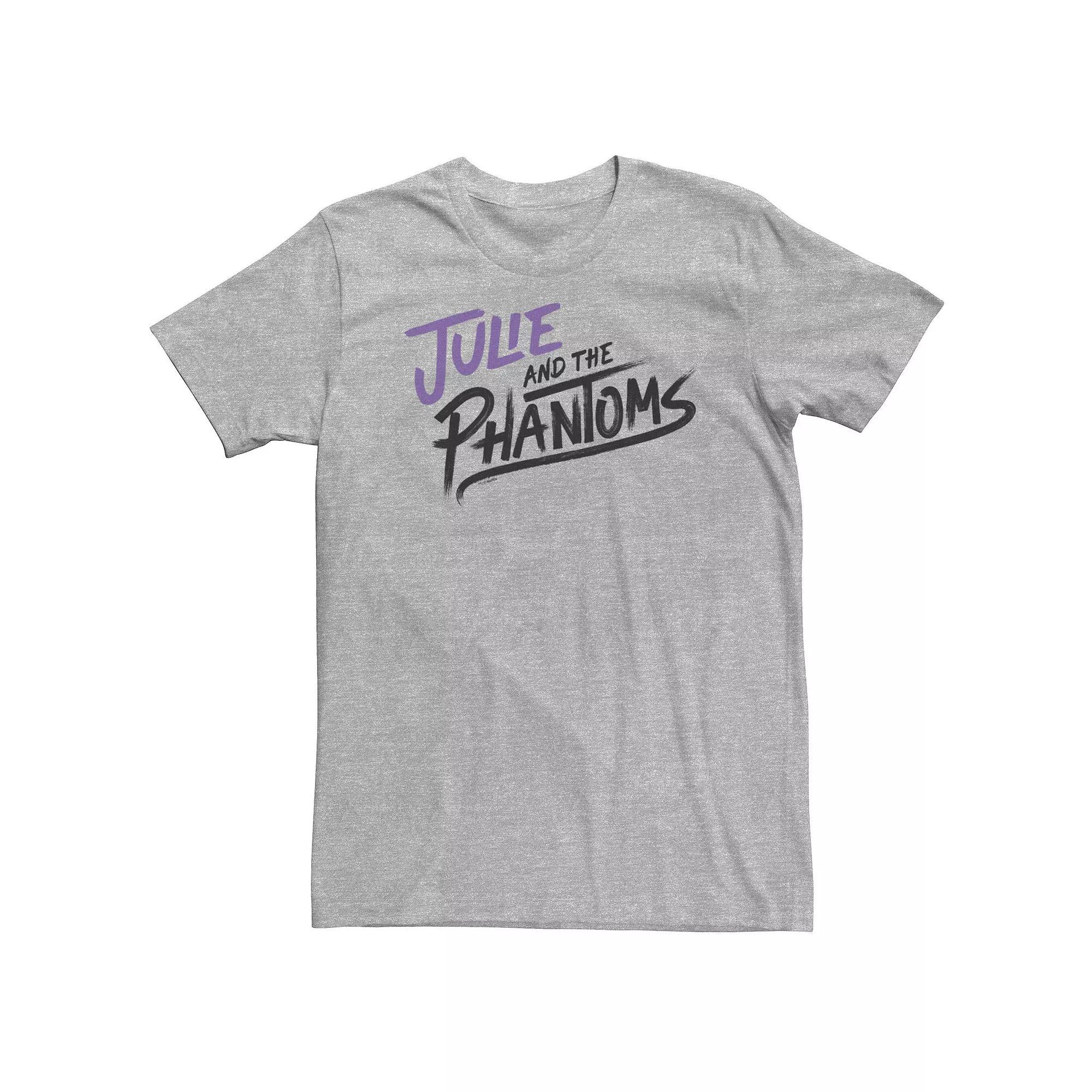 Big & Tall Julie And The Phantoms Logo Stack Tee, Men's, Size: XXL Tall, Athletic Grey Product Image