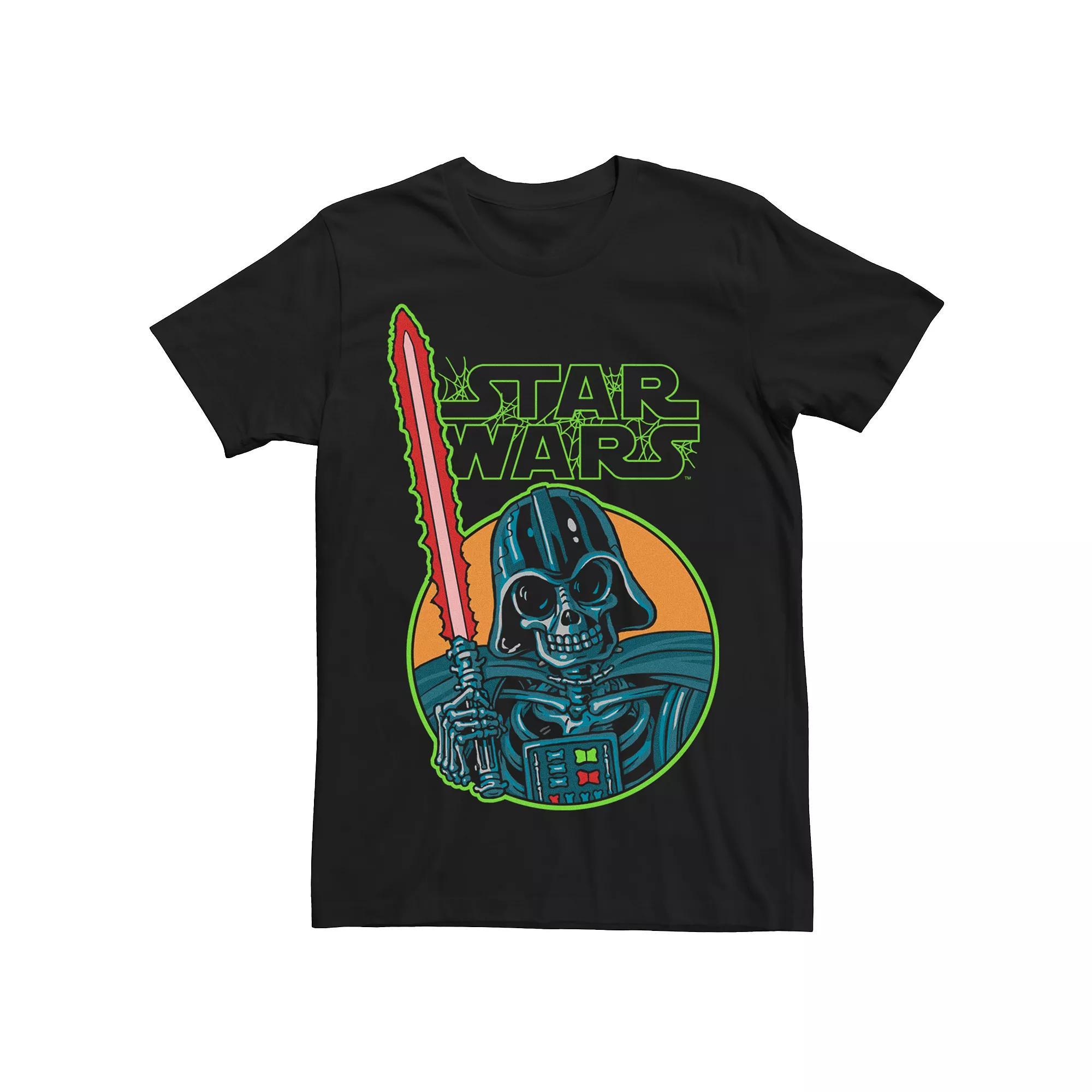 Men's Star Wars Darth Vader Halloween Logo Tee, Size: XXL, Black Product Image