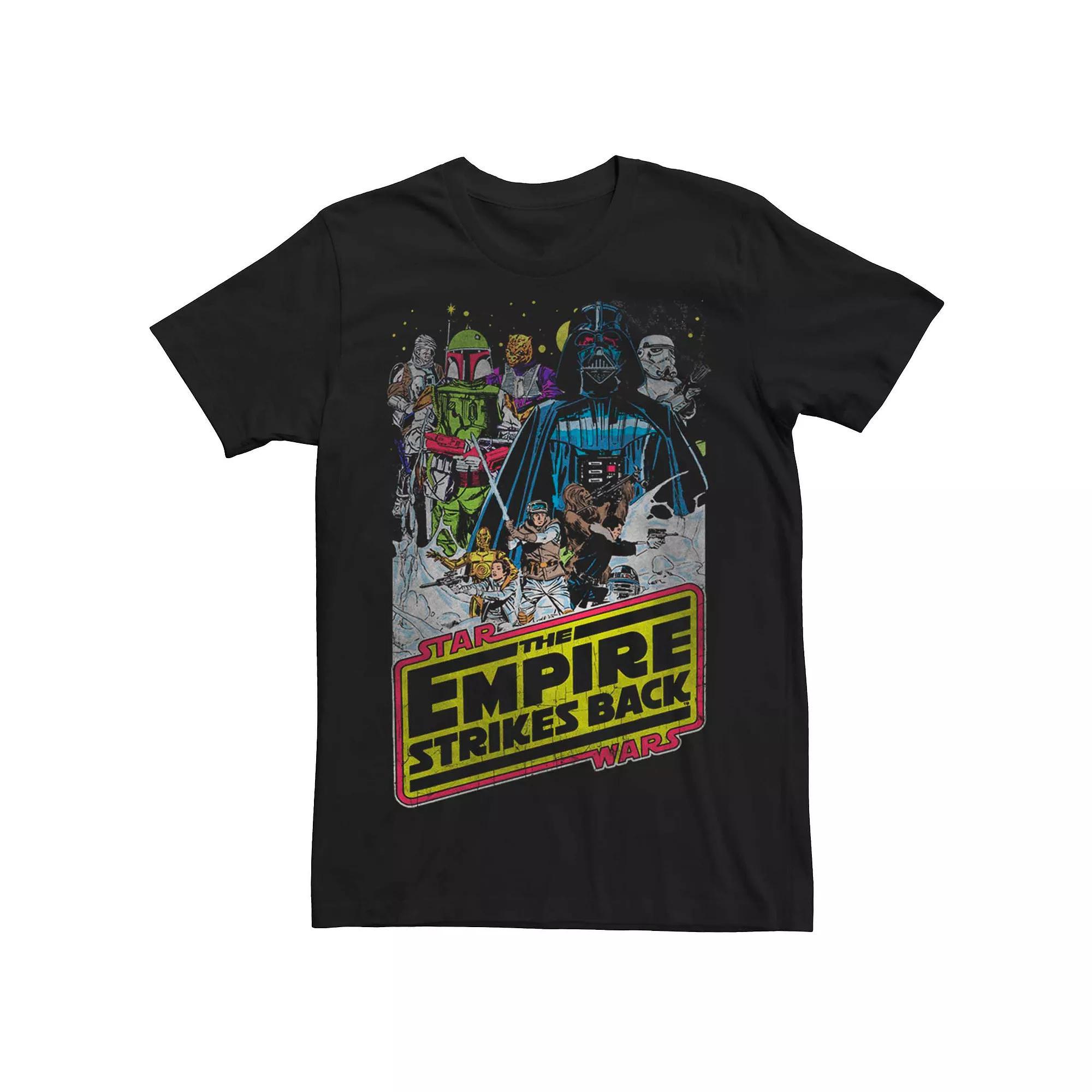 Men's Star Wars Boba Fett Logo Poster Graphic Tee, Size: Large, Black Product Image