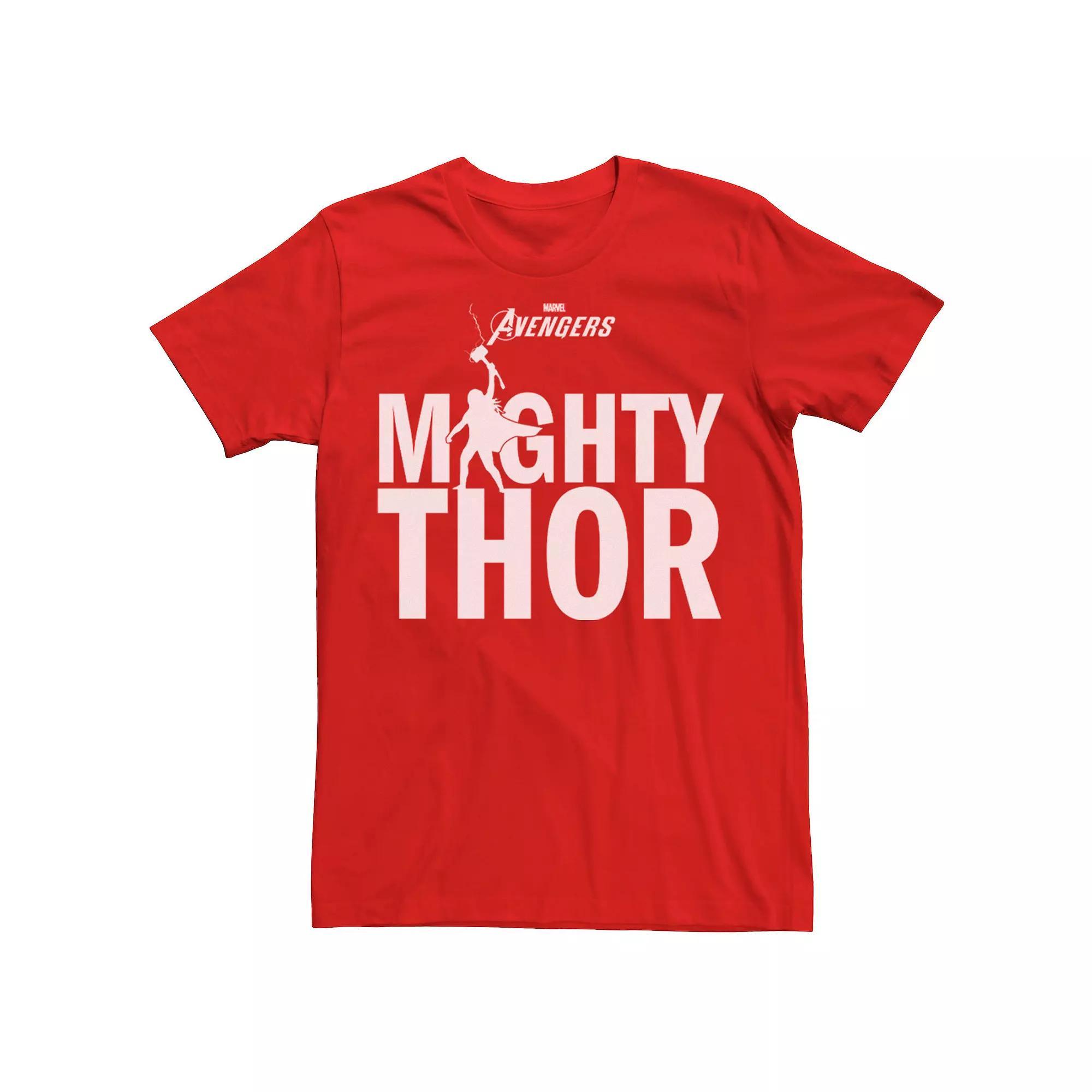 Men's Marvel Avengers Mighty Thor Bold Tee, Size: XXL, Red Product Image