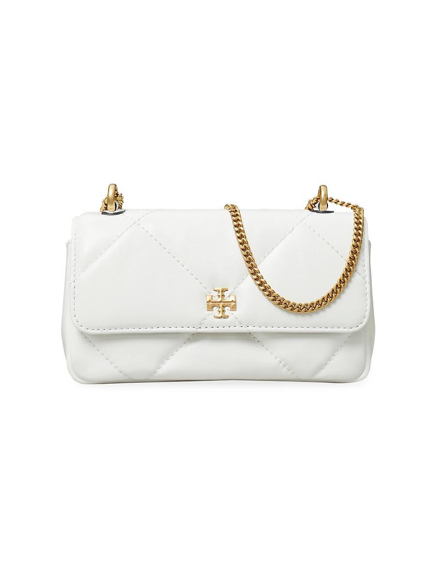 Tory Burch Mini Kira Diamond Quilted Leather Flap Bag Product Image