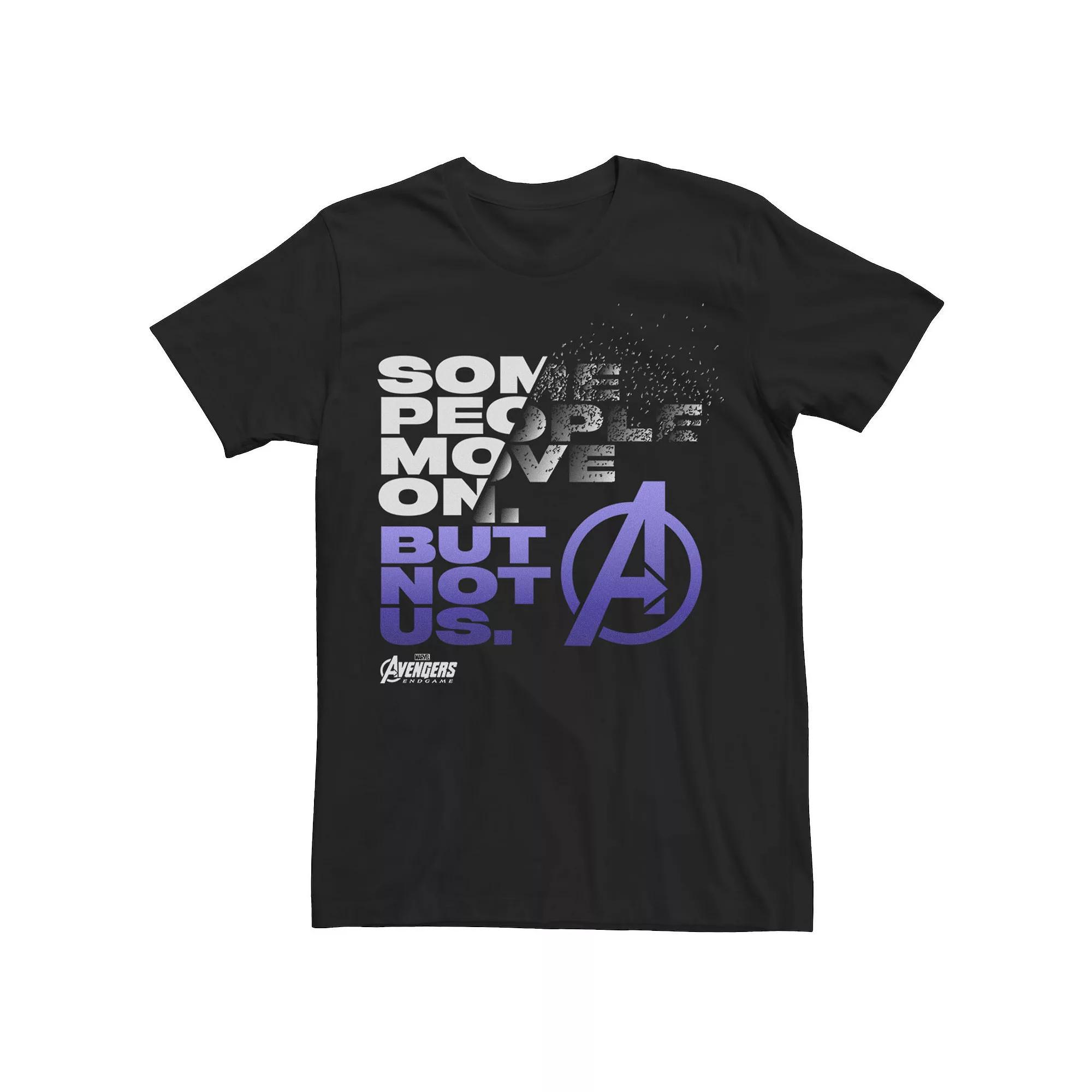 Men's Marvel Avengers Endgame Some People Move On Graphic Tee, Size: XXL, Black Product Image