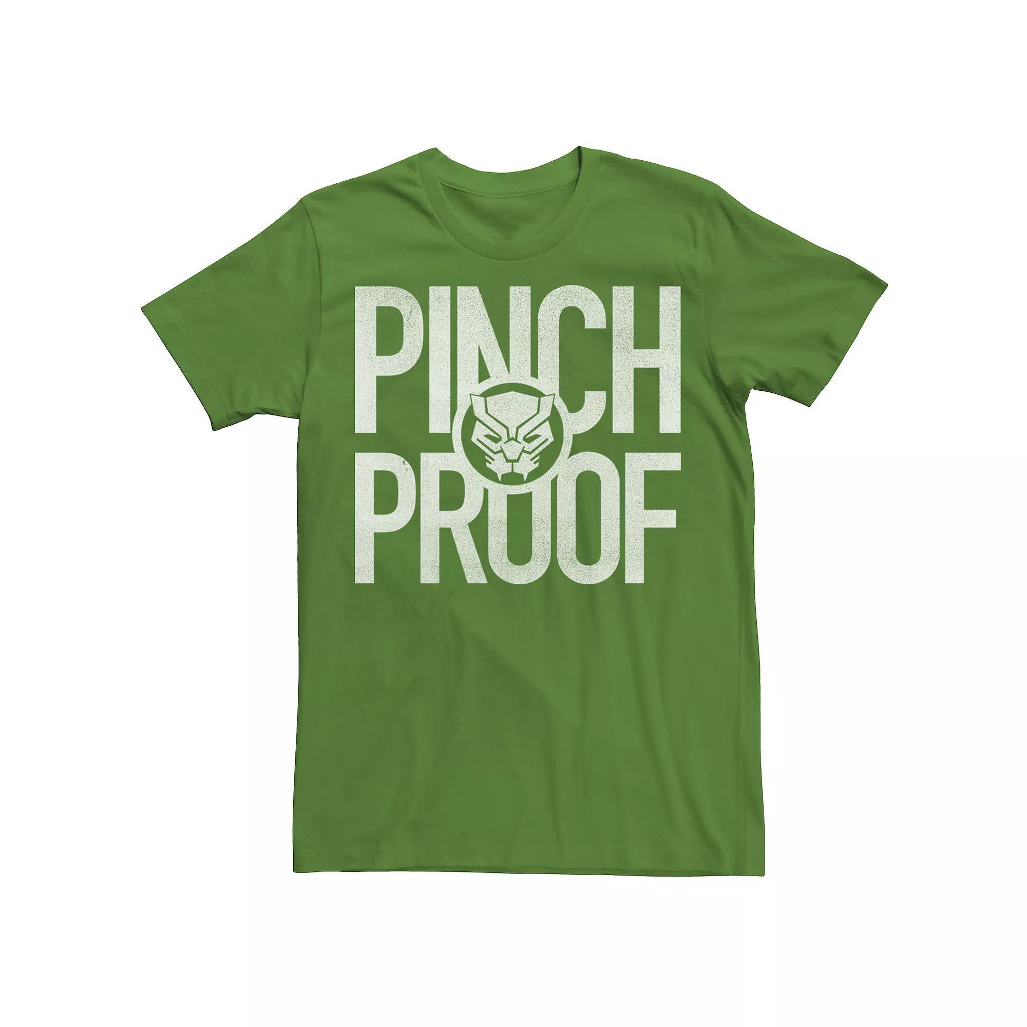 Men's Marvel Black Panther Pinch Proof St. Patrick's Day Text Tee, Size: XXL, Kelly Product Image