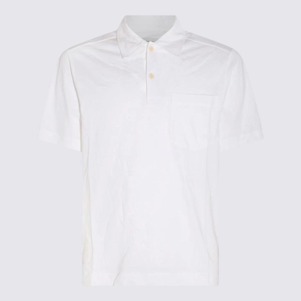 DRIES VAN NOTEN White Cotton Polo Shirt Product Image