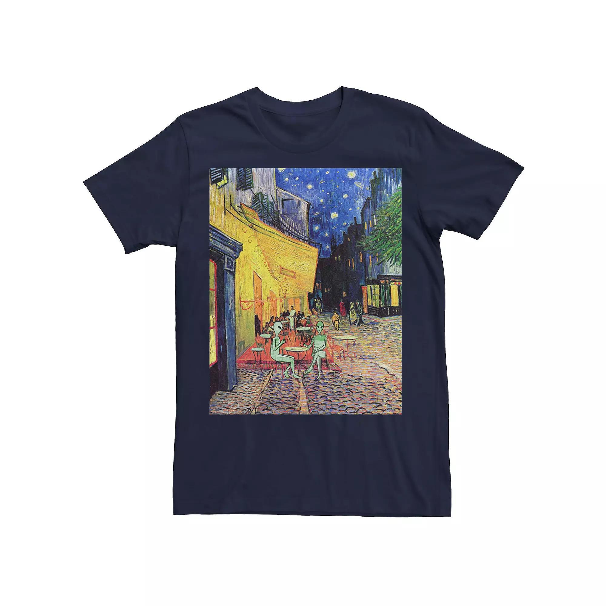 Men's Fifth Sun Alien Paris Memes Tee, Size: Small, Blue Product Image