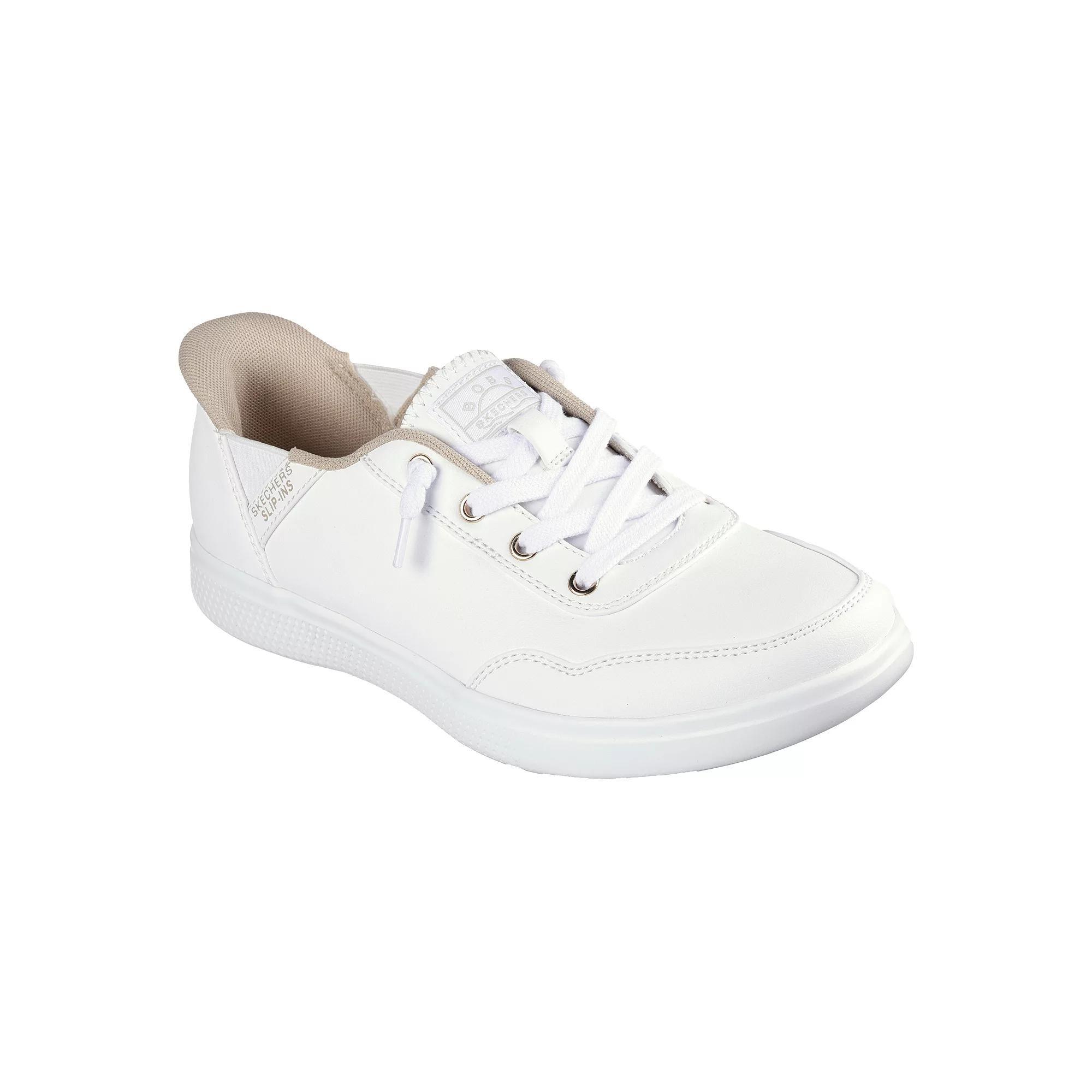 BOBS by Skechers Hands Free Slip-ins® Skipper Keep It Classic Women's Shoes, Size: 6.5, White Product Image