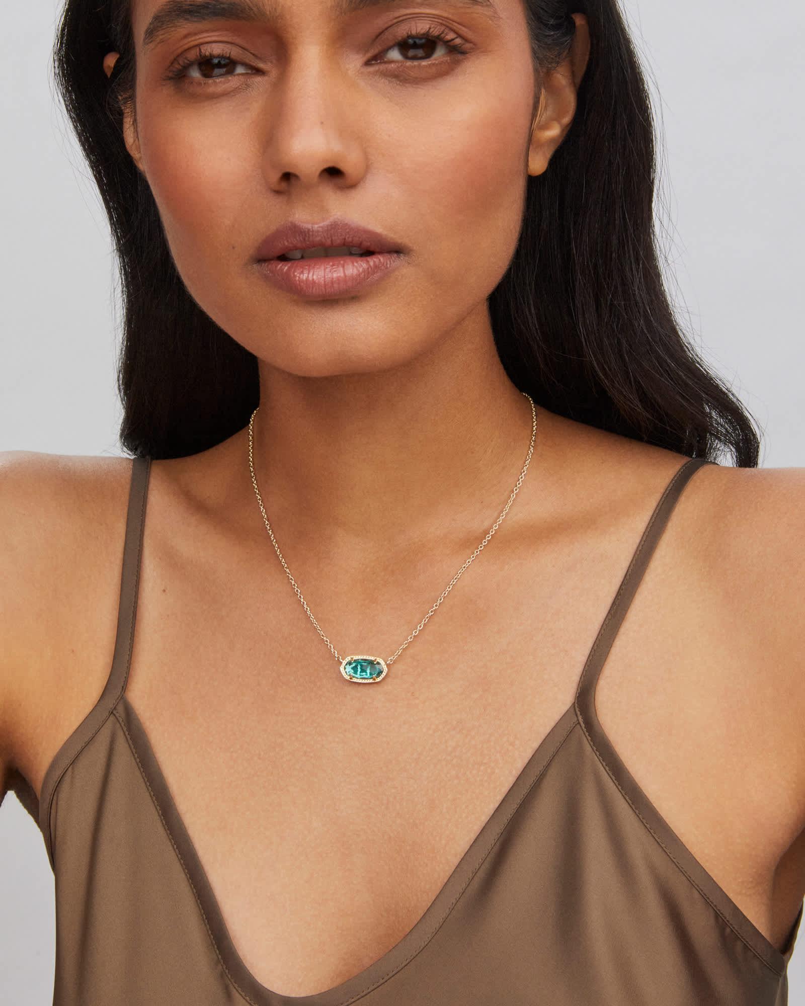 Elisa Silver Pendant Necklace in Azalea Illusion Product Image
