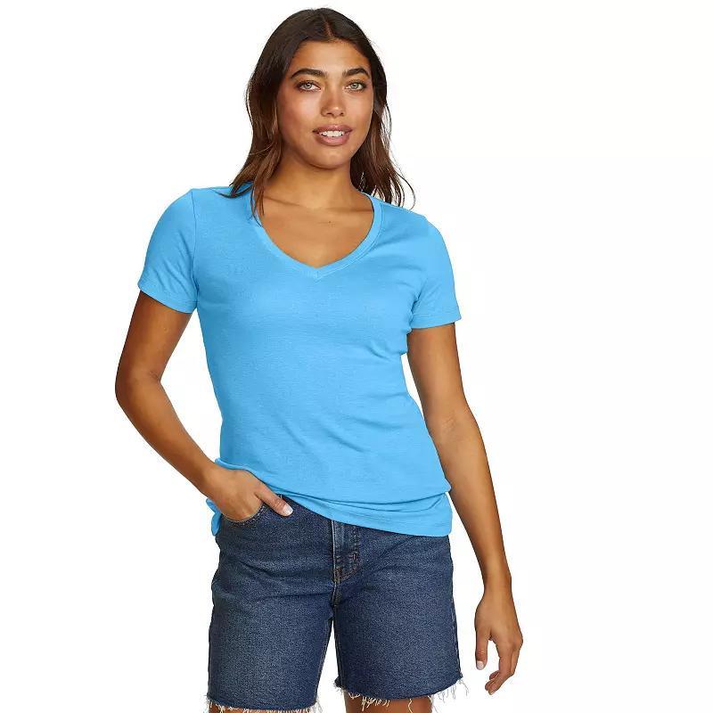 Women's Eddie Bauer Favorite Solid Tee, Size: XS, Blue Blue Product Image