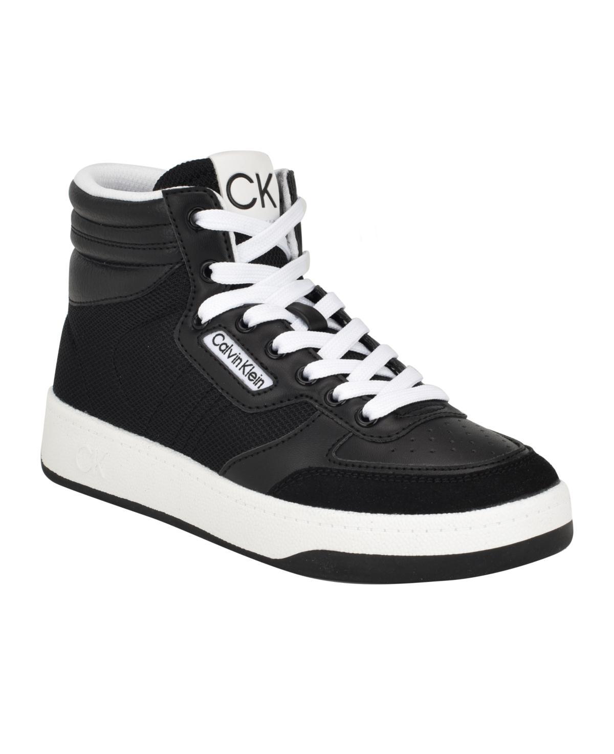 Calvin Klein Womens Womens Radlee High Top Sneaker - White - 5 Product Image