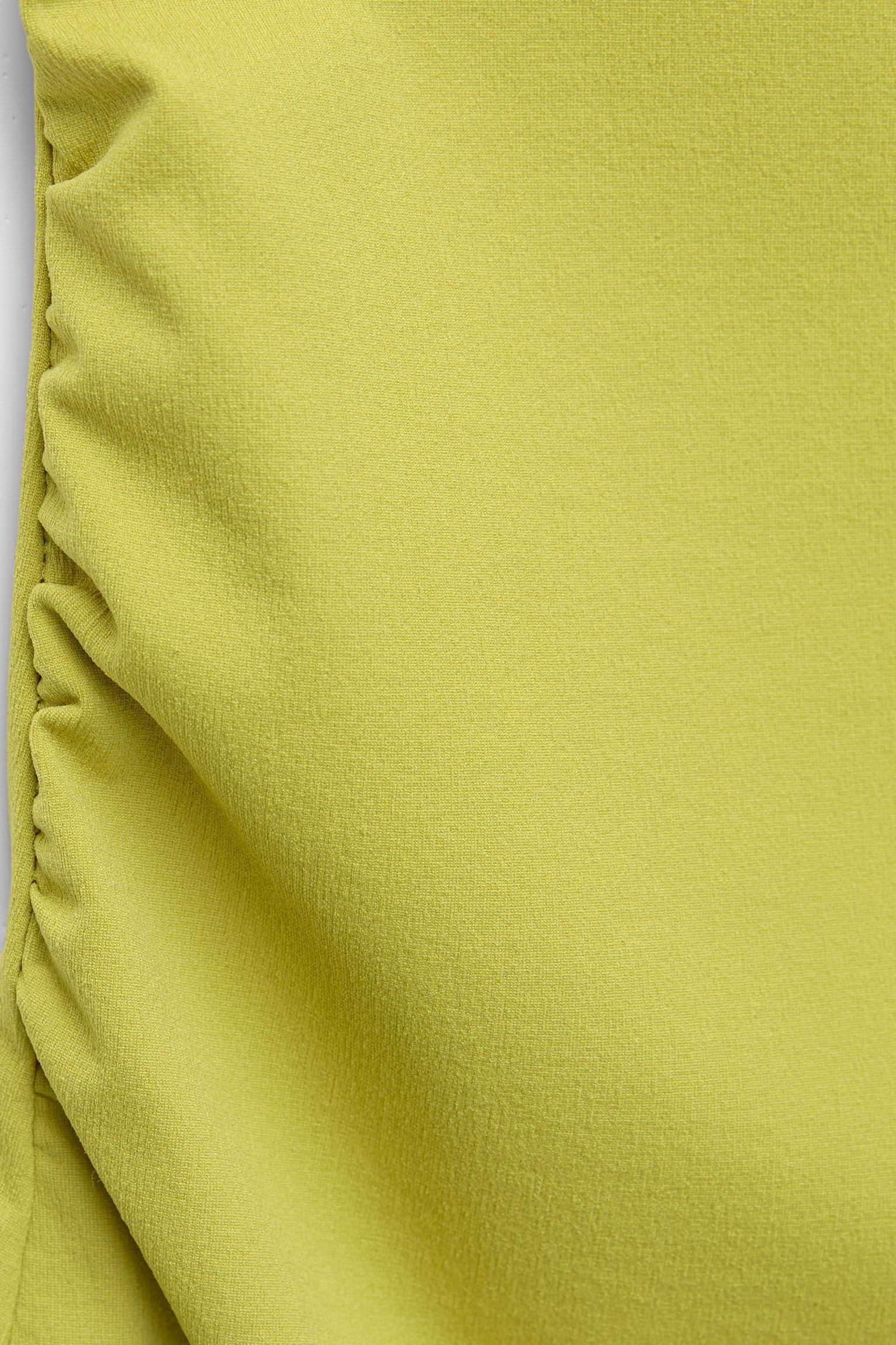 Short sleeveless dress with gathering Product Image