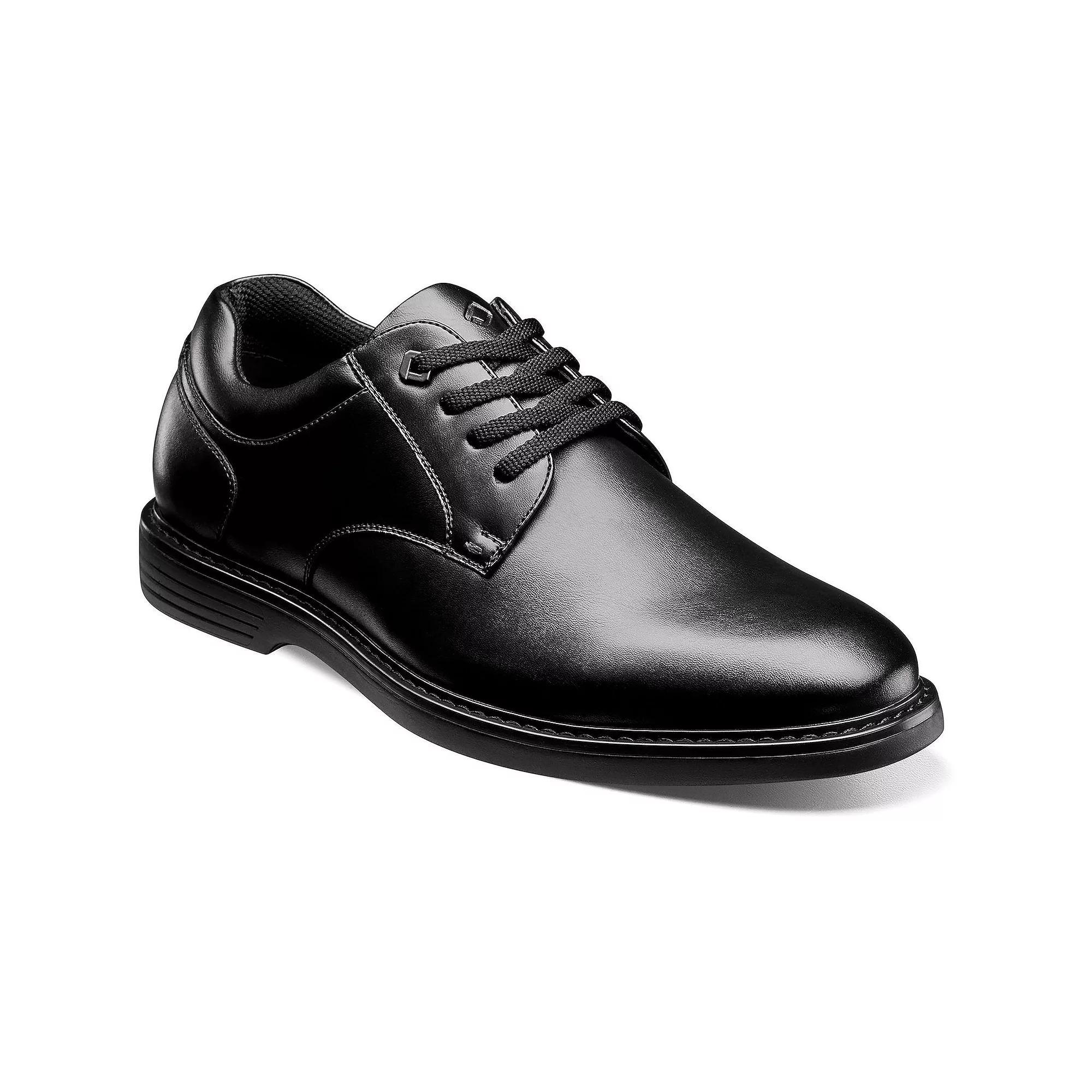 Nunn Bush® Wade Men's Slip-Resistant Oxford Shoes, Size: 14 Wide, Black Product Image