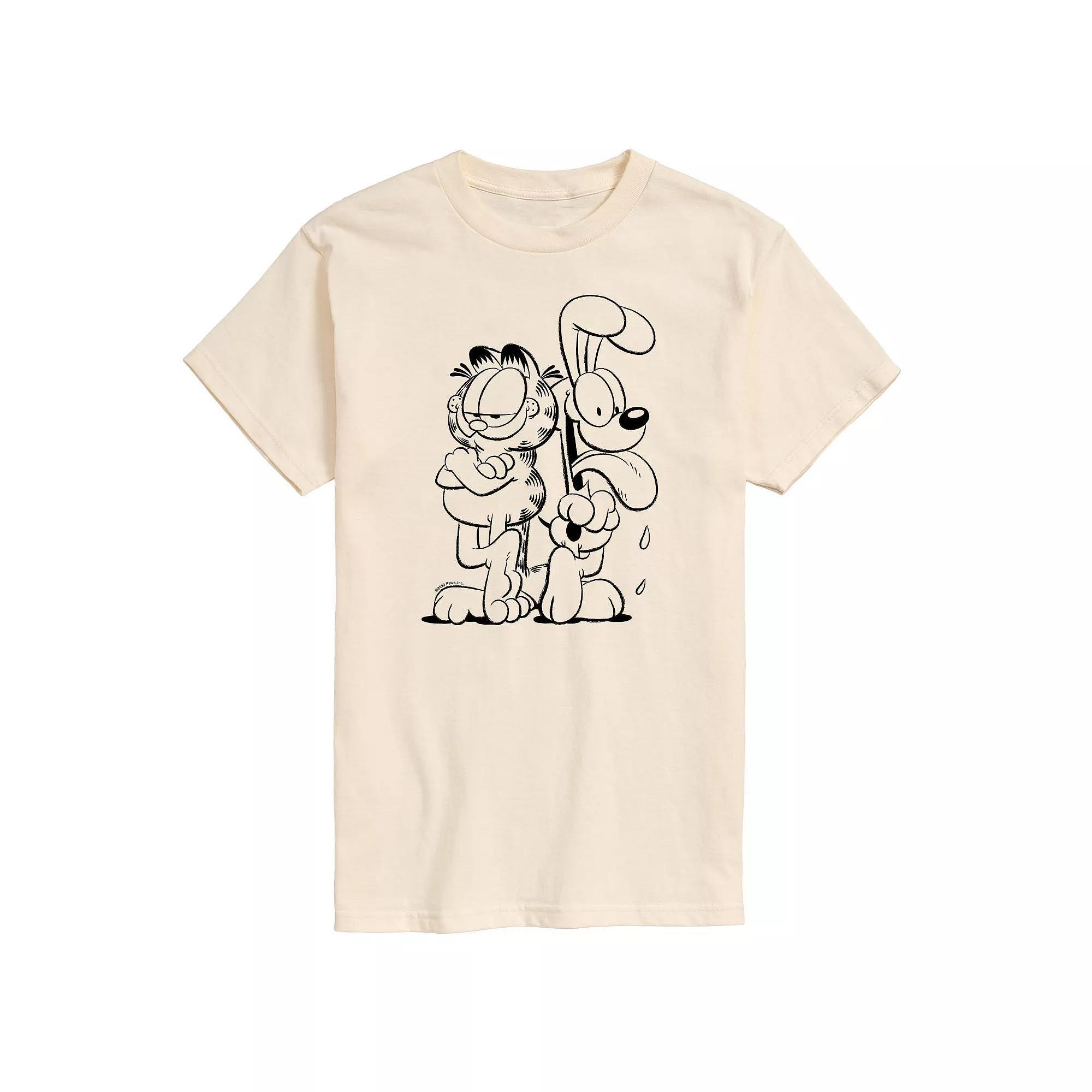 Mens Garfield And Odie Graphic Tee Product Image