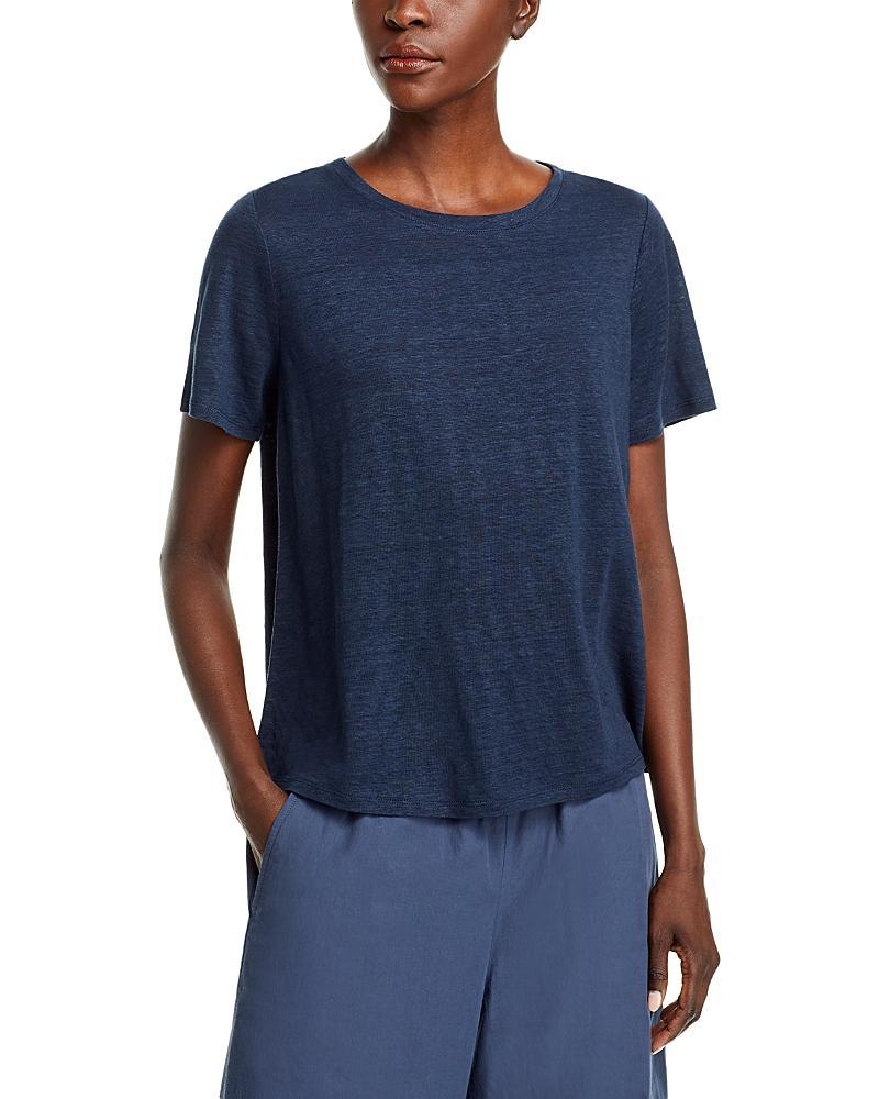 Eileen Fisher Linen Crewneck Tee Product Image
