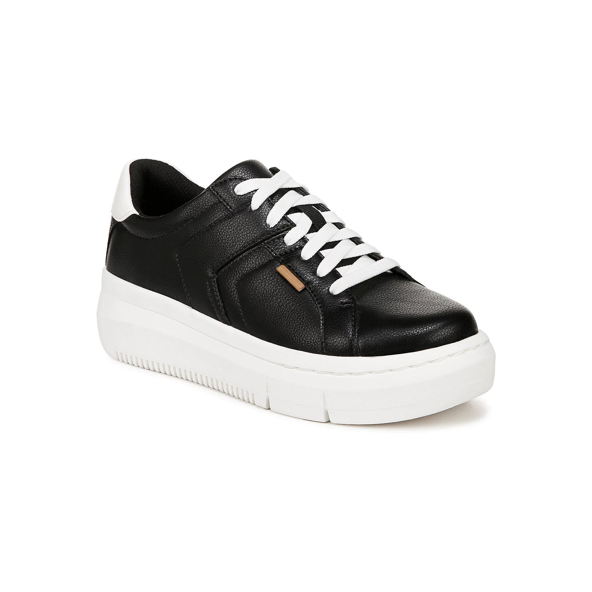 Dr. Scholl's Sadie Women's Platform Sneakers, Size: 10, White Faux Product Image
