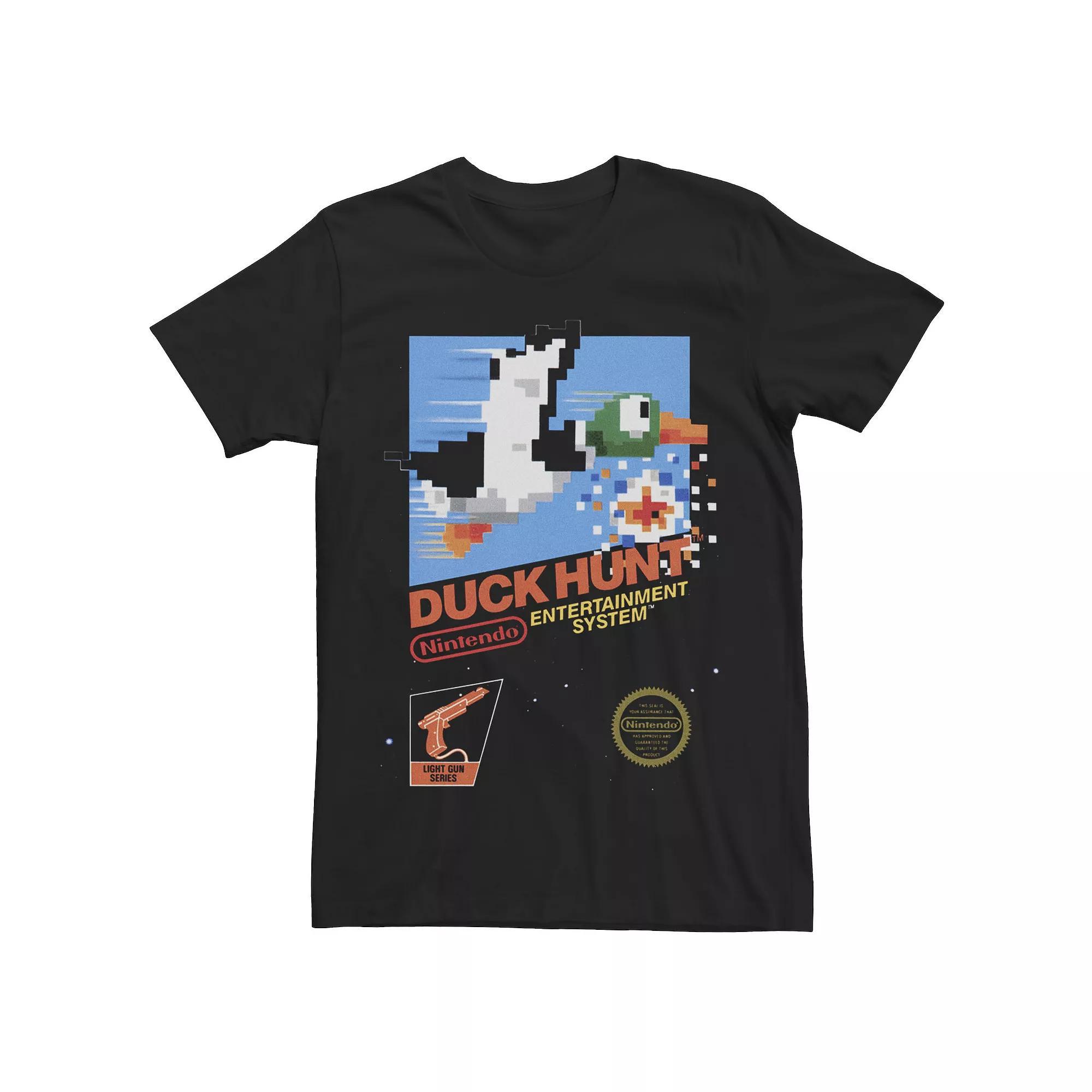 Mens Nintendo NES Duck Hunt Retro Vintage Cover Tee Product Image