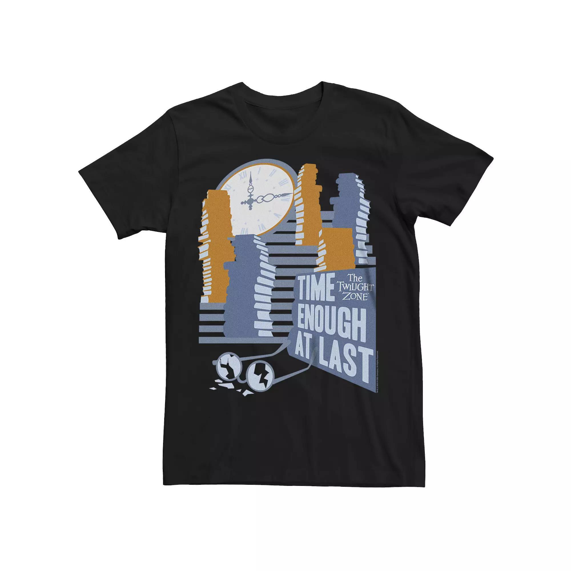 Mens The Twilight Zone Time Enough At Last Tee Product Image