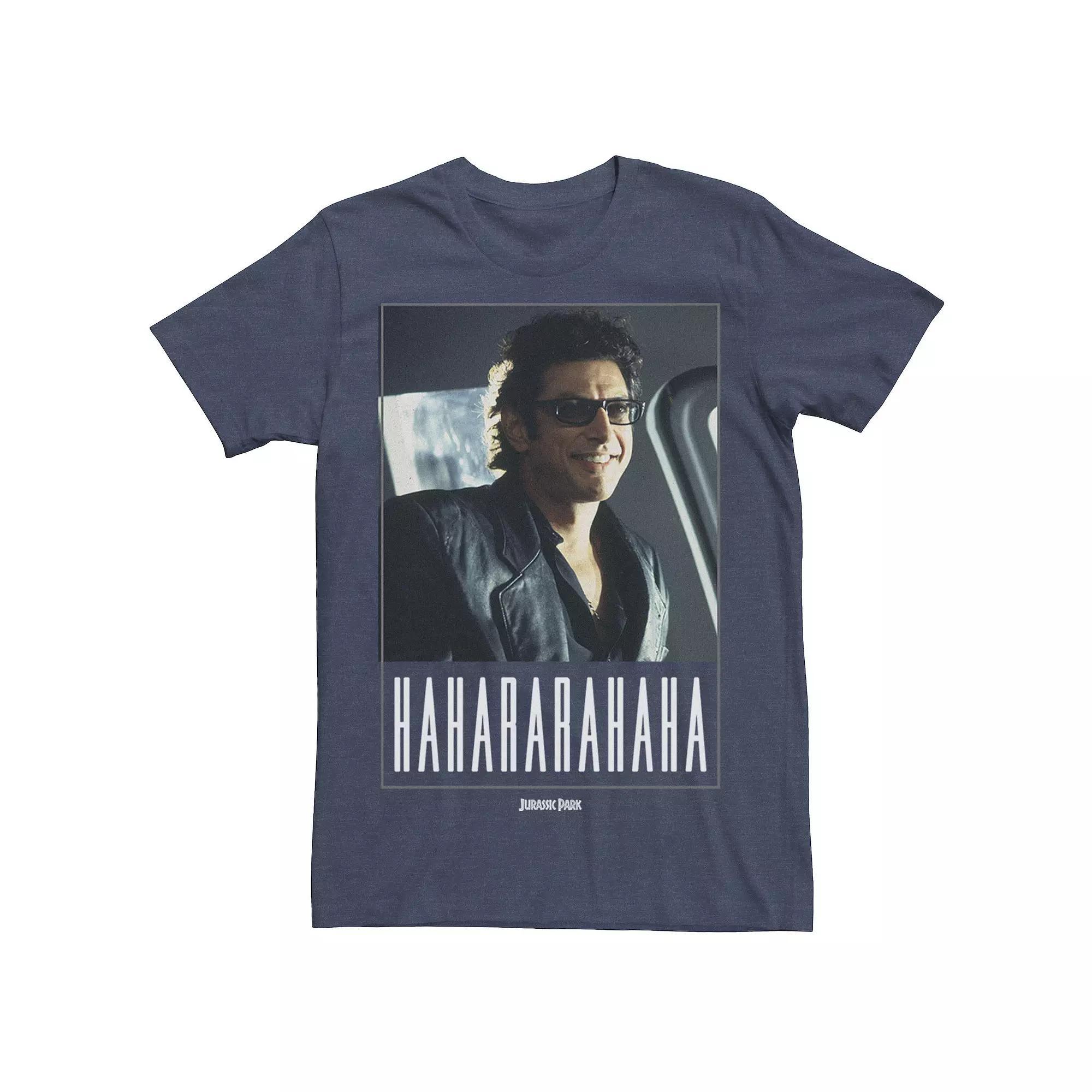 Men's Jurassic Park Ian Malcolm Hahararahaha Tee, Size: XL, Red Product Image