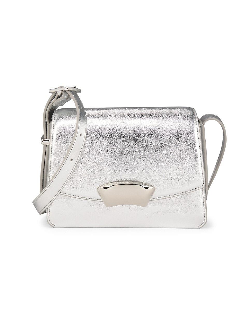 Womens ID Leather Shoulder Bag Product Image