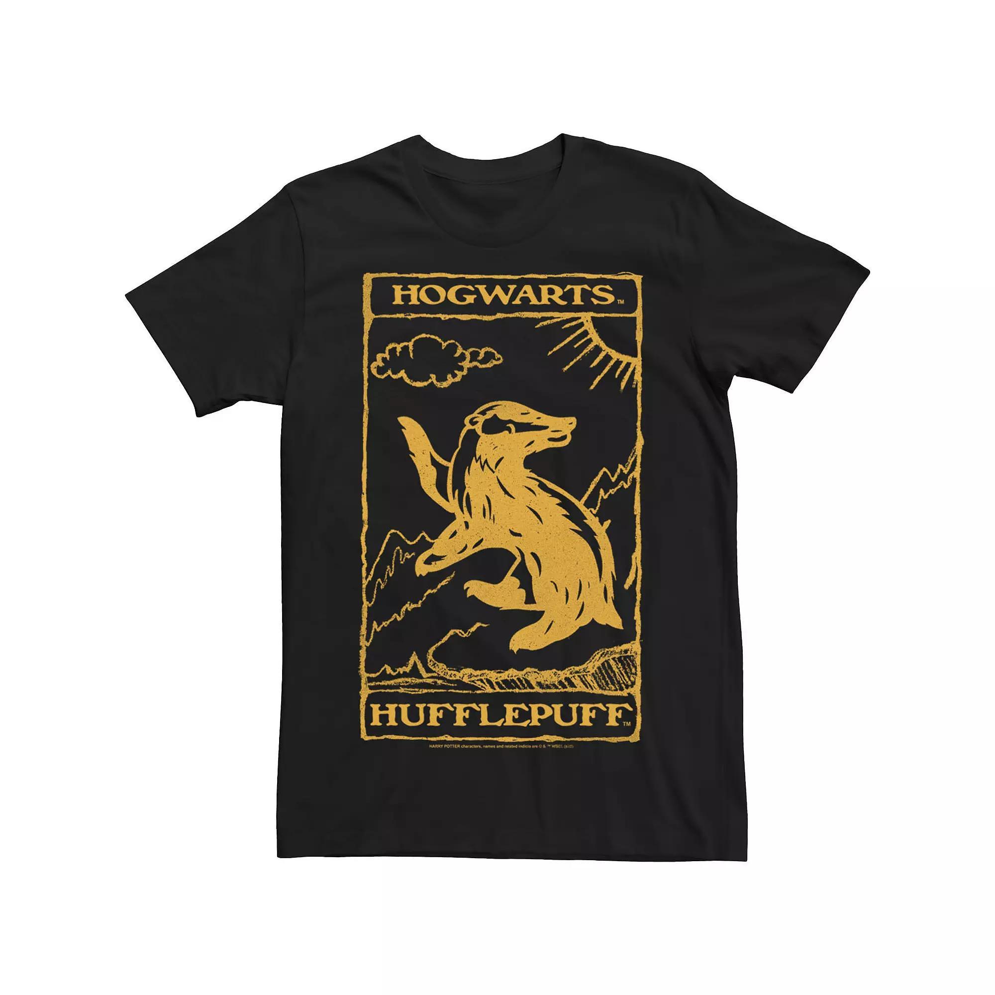 Men's Harry Potter Hufflepuff Tarot Playing Card Tee, Size: Large, White Product Image