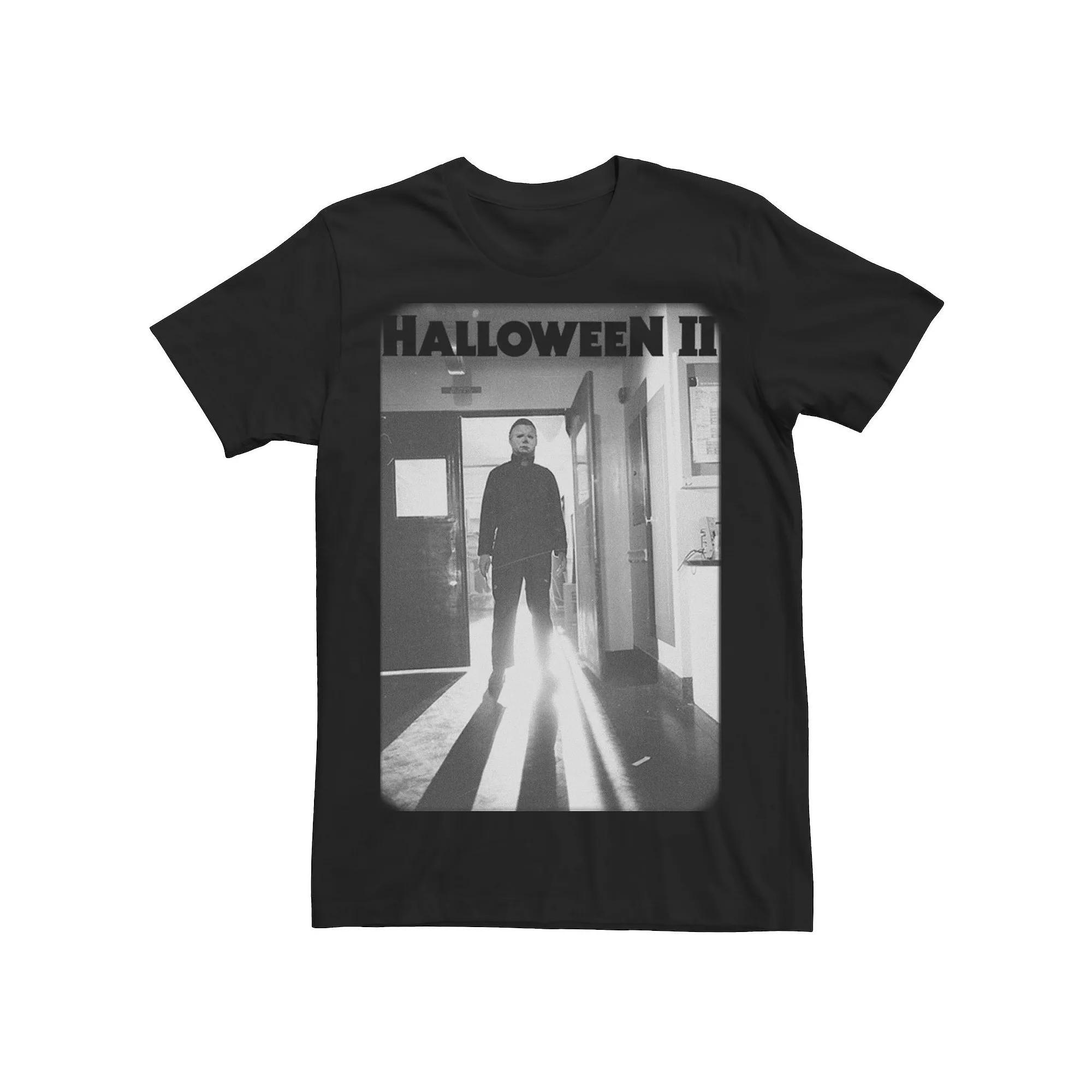 Men's Halloween 2 Michael Myers Faded Poster Tee, Size: XXL, Black Product Image