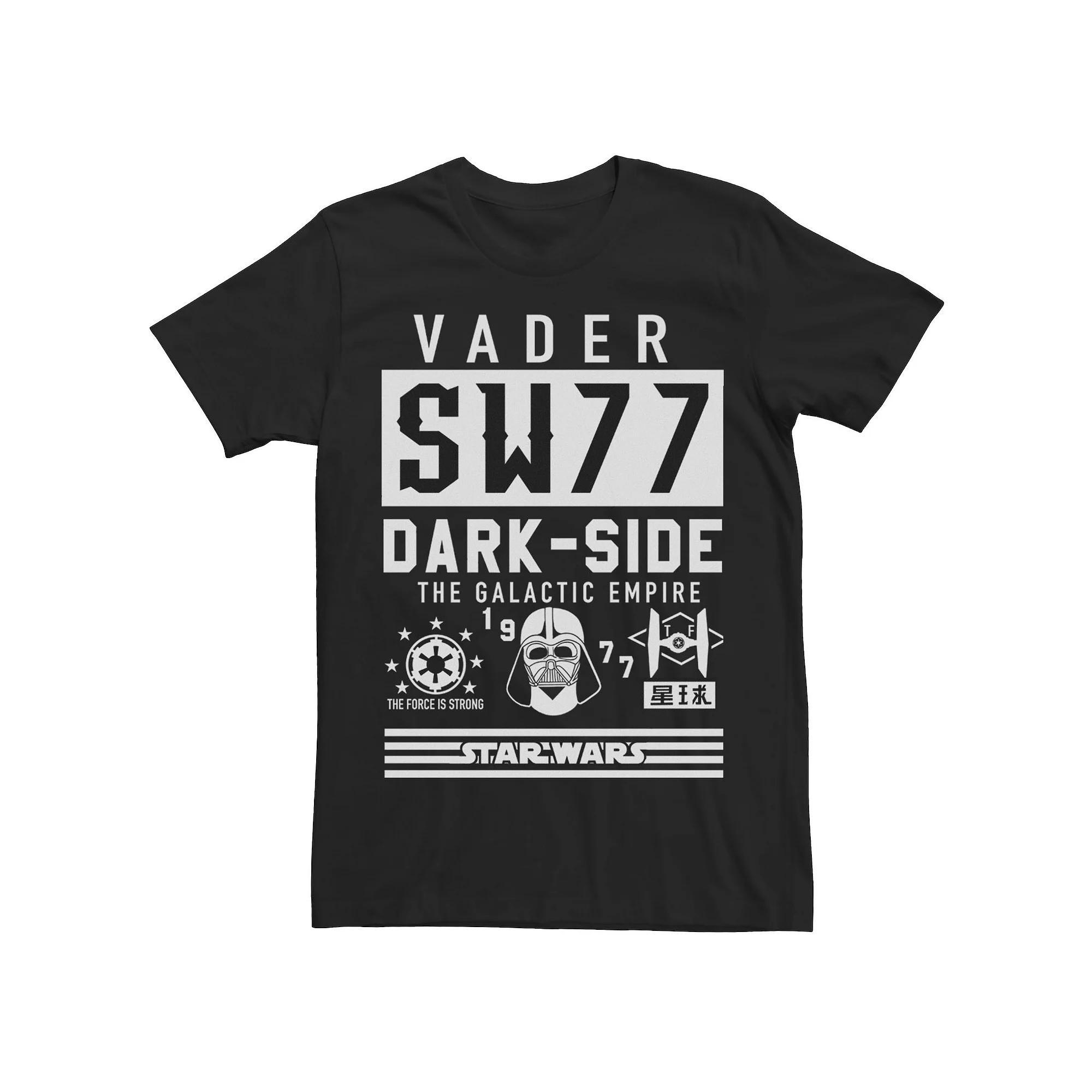 Men's Star Wars Darth Vader Symbols Collage Tee, Size: XL, Black Product Image