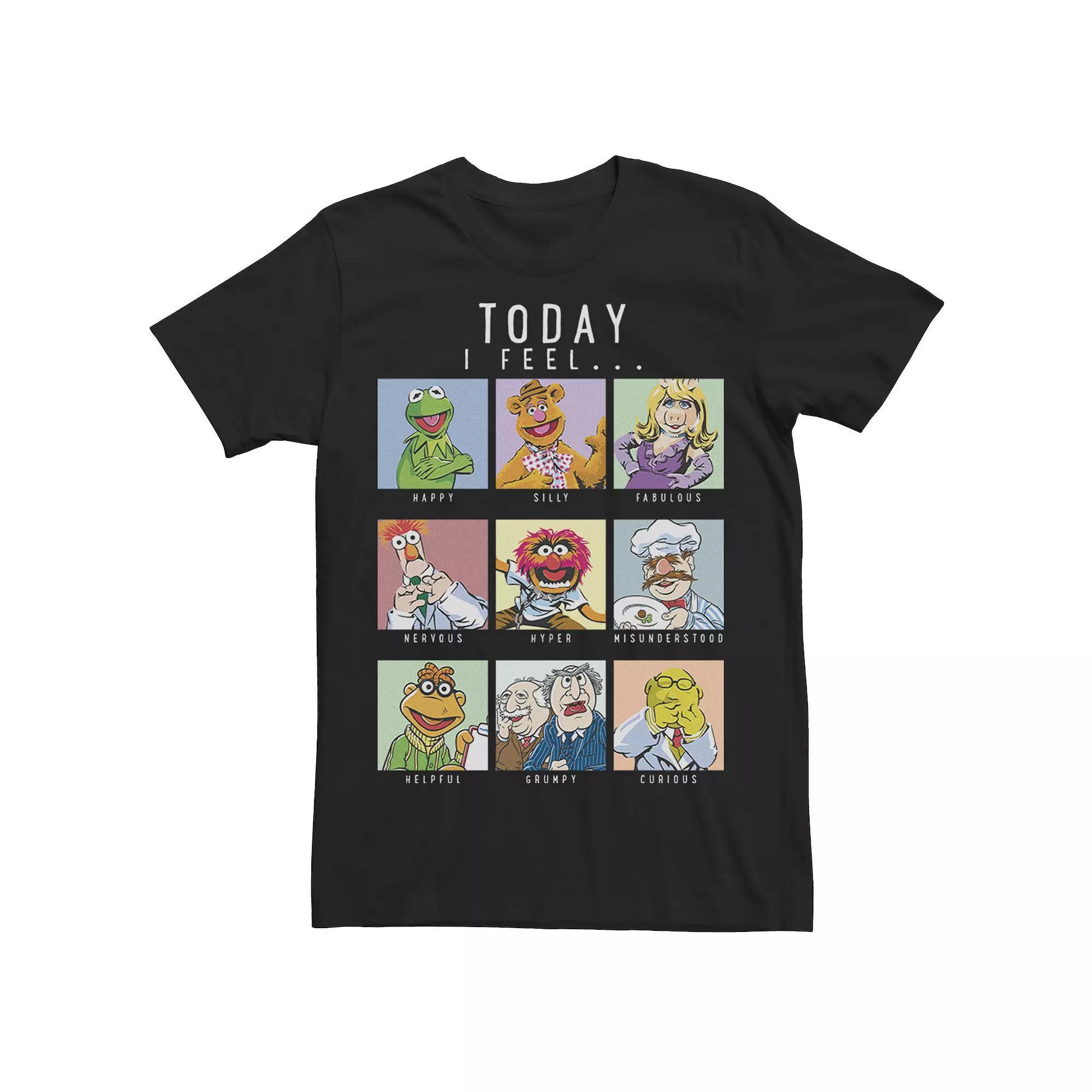 Men's Muppet Muppet Mood Boxed Up Tee, Size: XXL, Black Product Image
