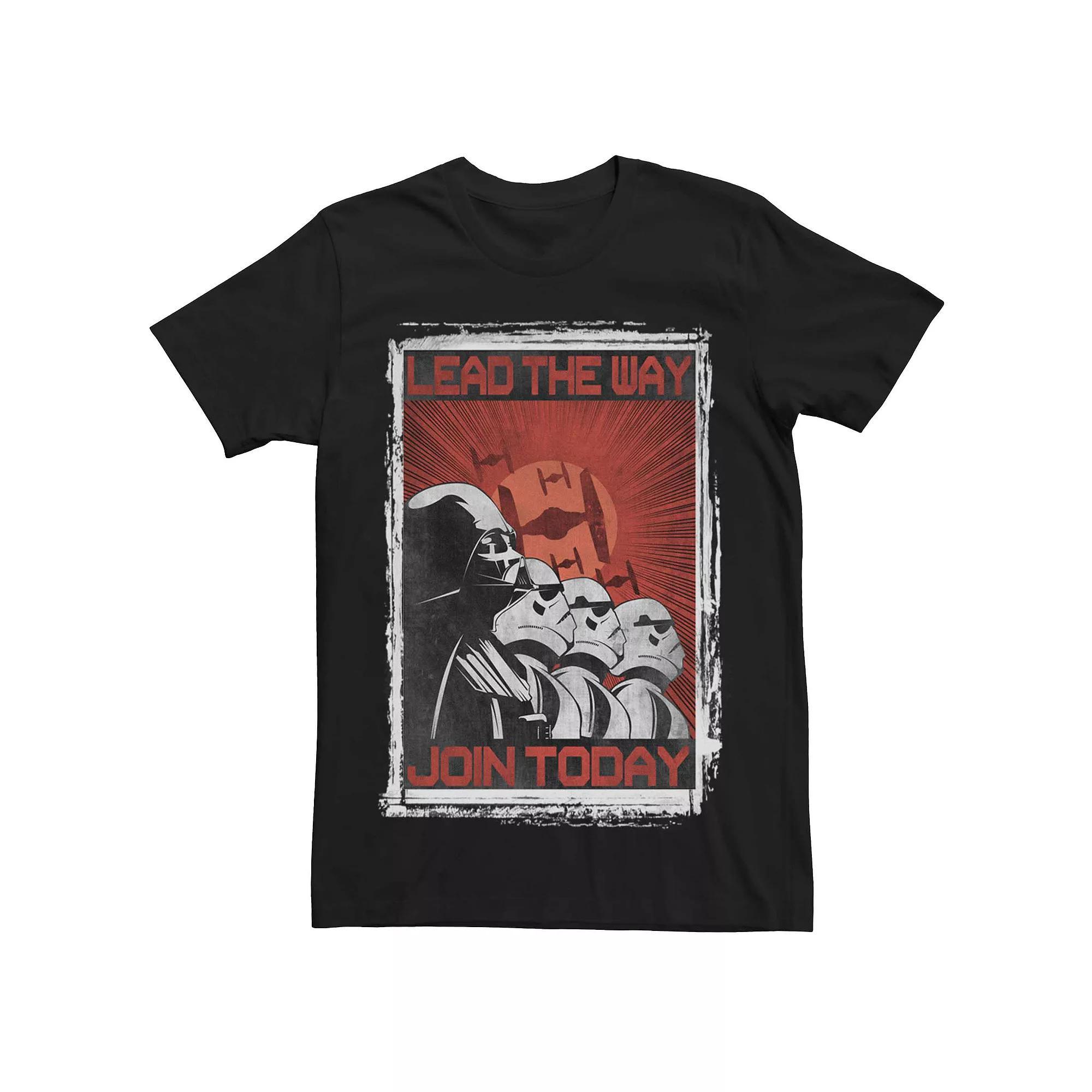 Men's Star Wars Stormtrooper Poster Tee, Size: XL, Black Product Image