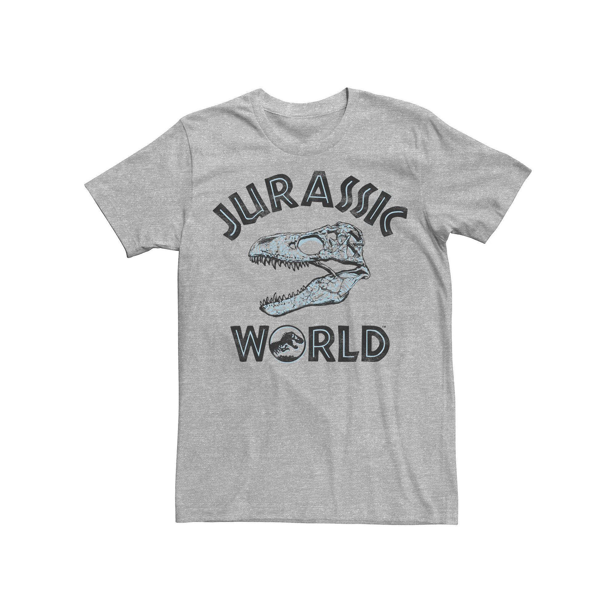 Men's Jurassic World Fallen Kingdom T-Rex Bones Tee, Size: 3XL, Silver Product Image