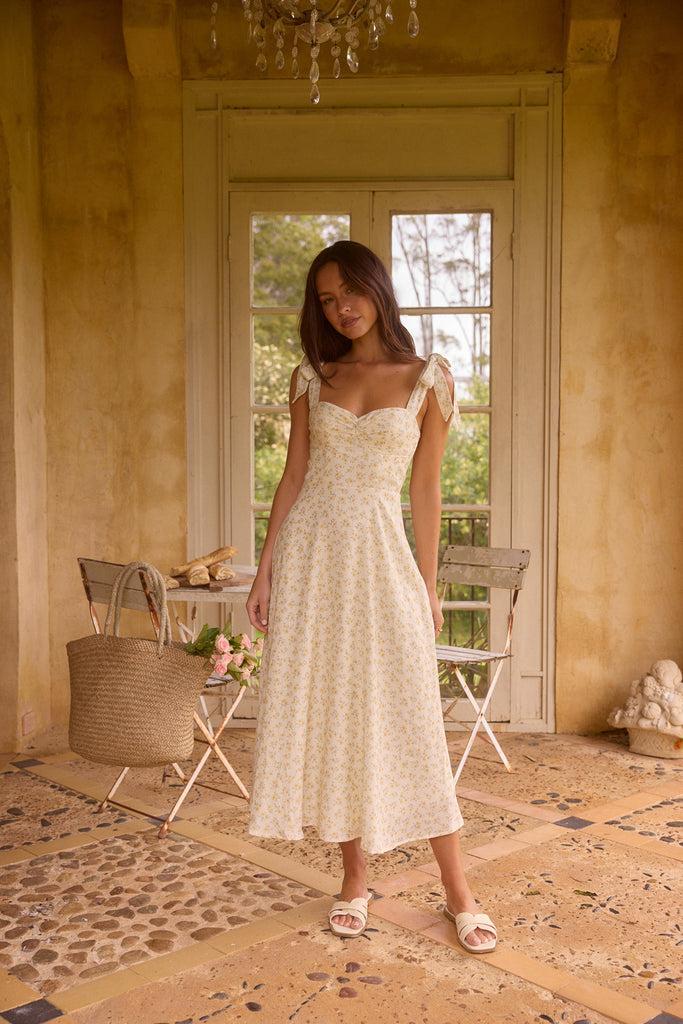 Luminous Dreams Maxi Dress White Product Image