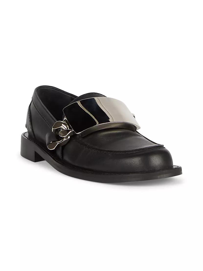 CA Buckle Leather Loafers Product Image