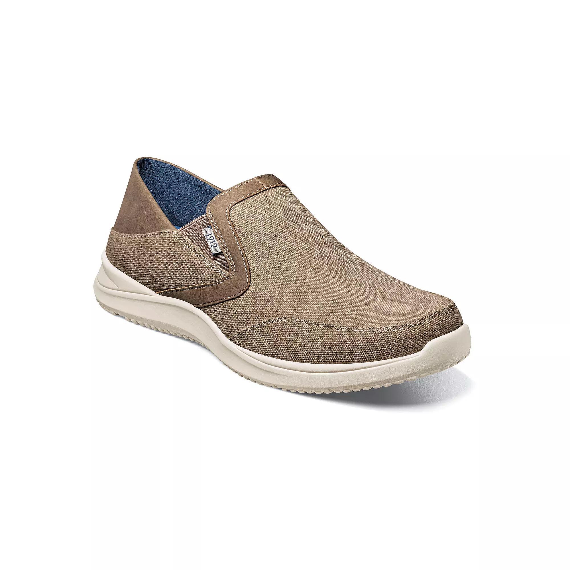 Nunn Bush Conway EZ Mens Slip-On Shoes Grey Product Image