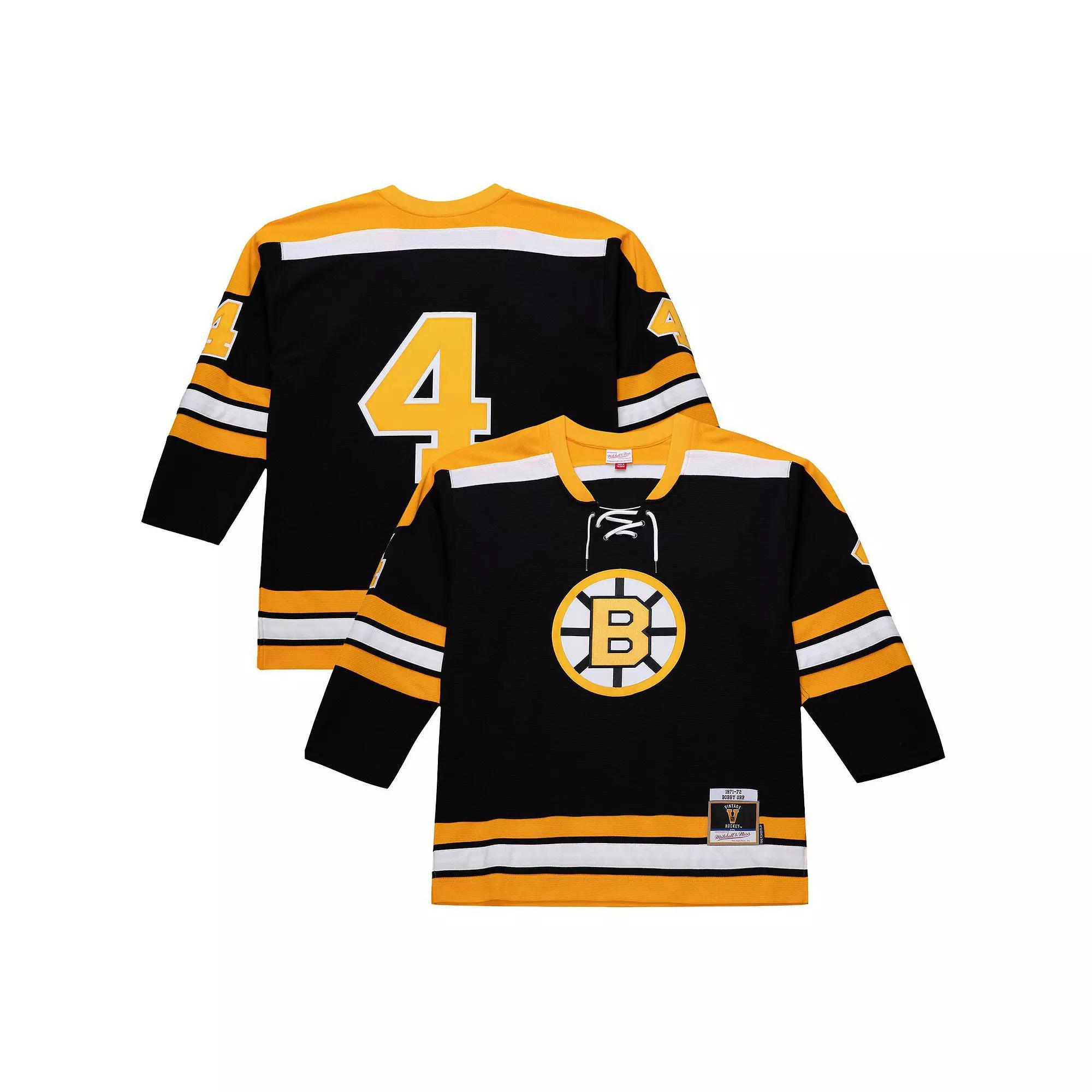 Men's Bobby Orr Black Boston Bruins 1971-72 Power Play Jersey, Size: 2XL Product Image
