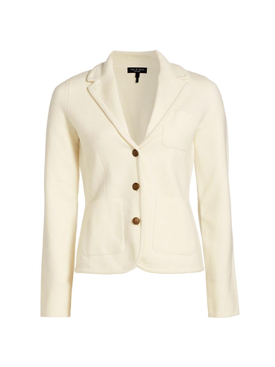 Womens Alex Merino Wool-Blend Blazer Product Image