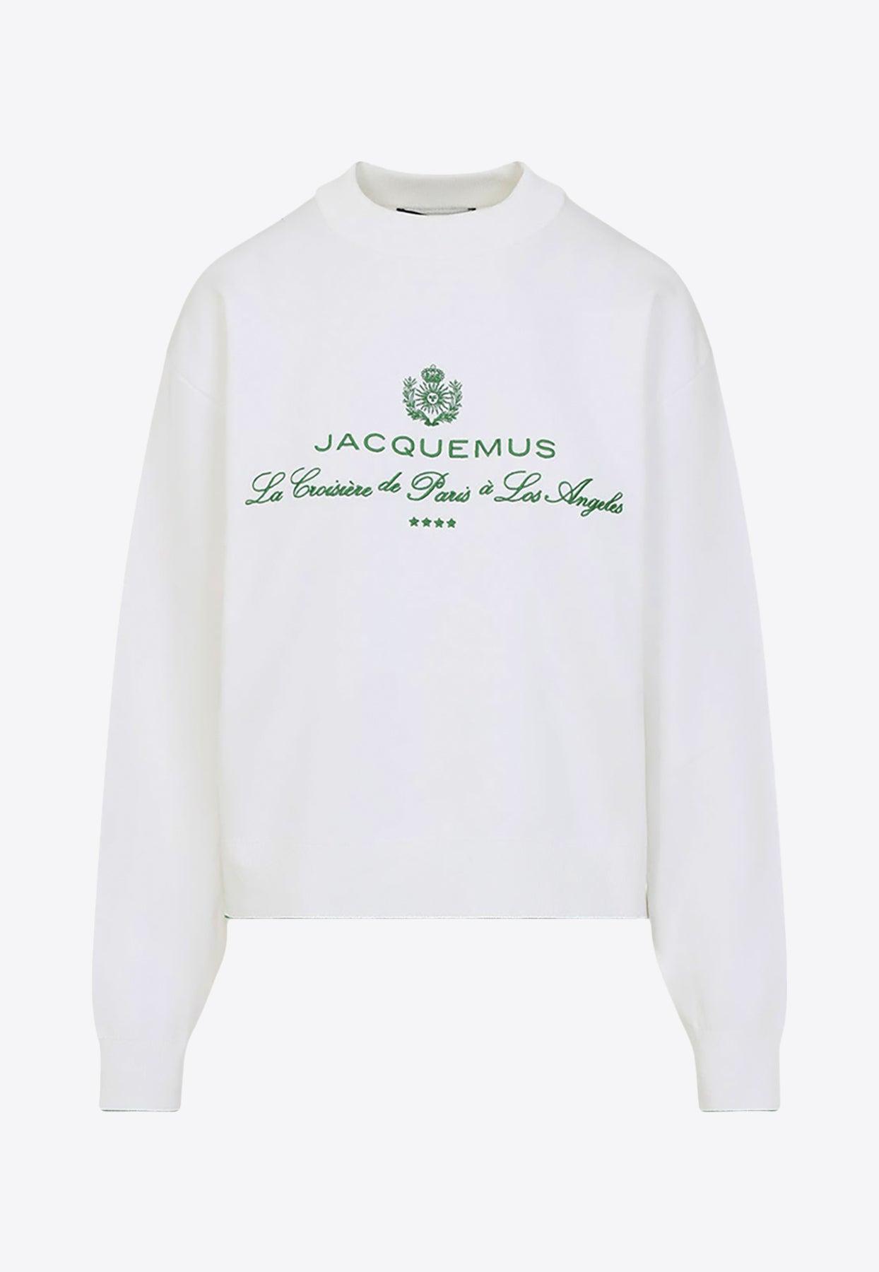 logo-embroidered sweatshirt Product Image