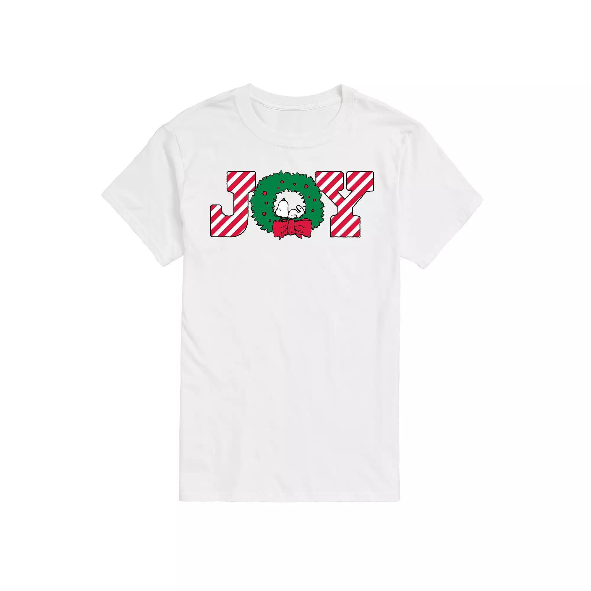 Mens Peanuts Joy Wreath Tee Product Image