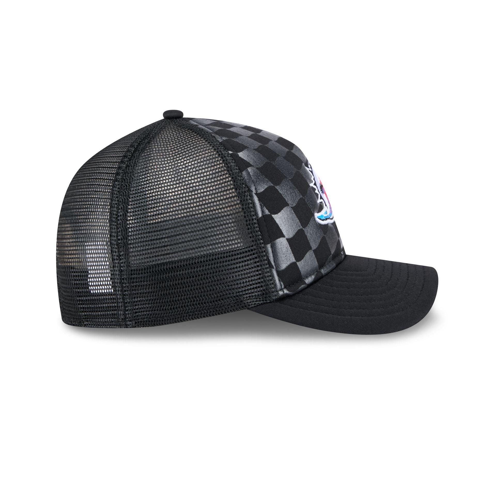 Miami Dolphins Gradient Raceway 9FORTY M-Crown A-Frame Trucker Hat Male Product Image