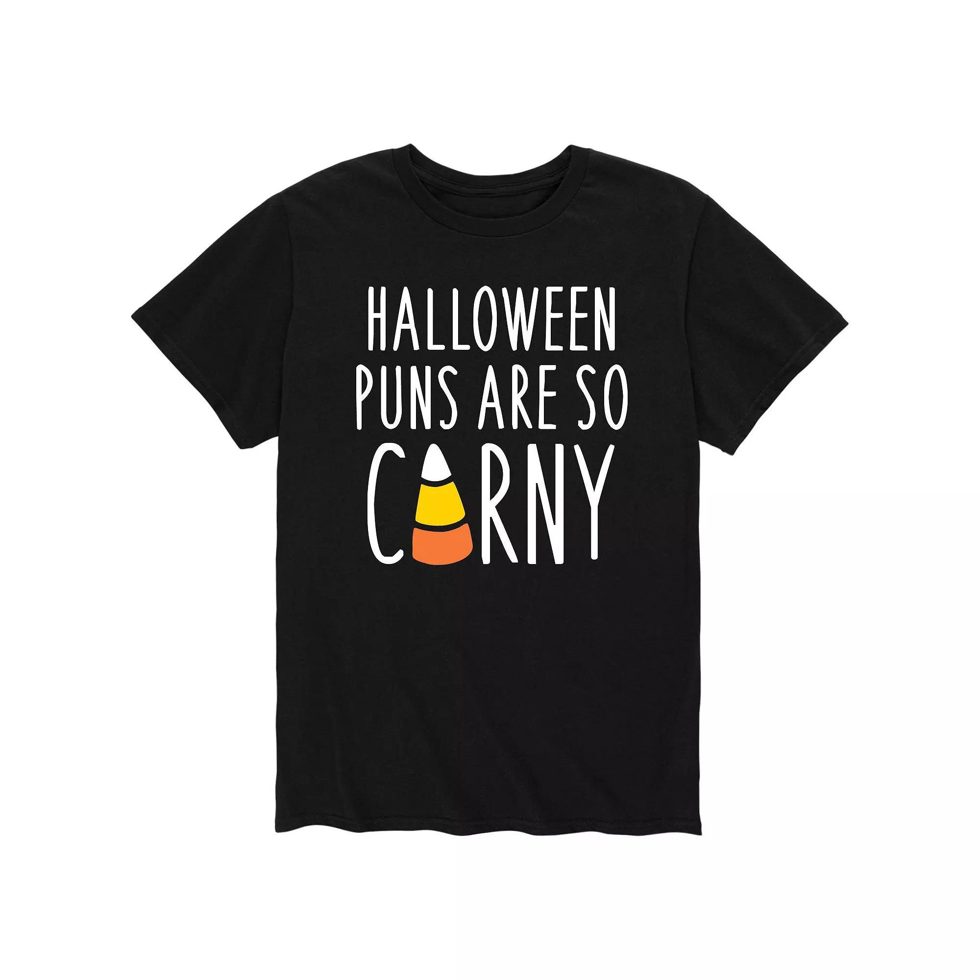 Mens Halloween Puns Tee Product Image