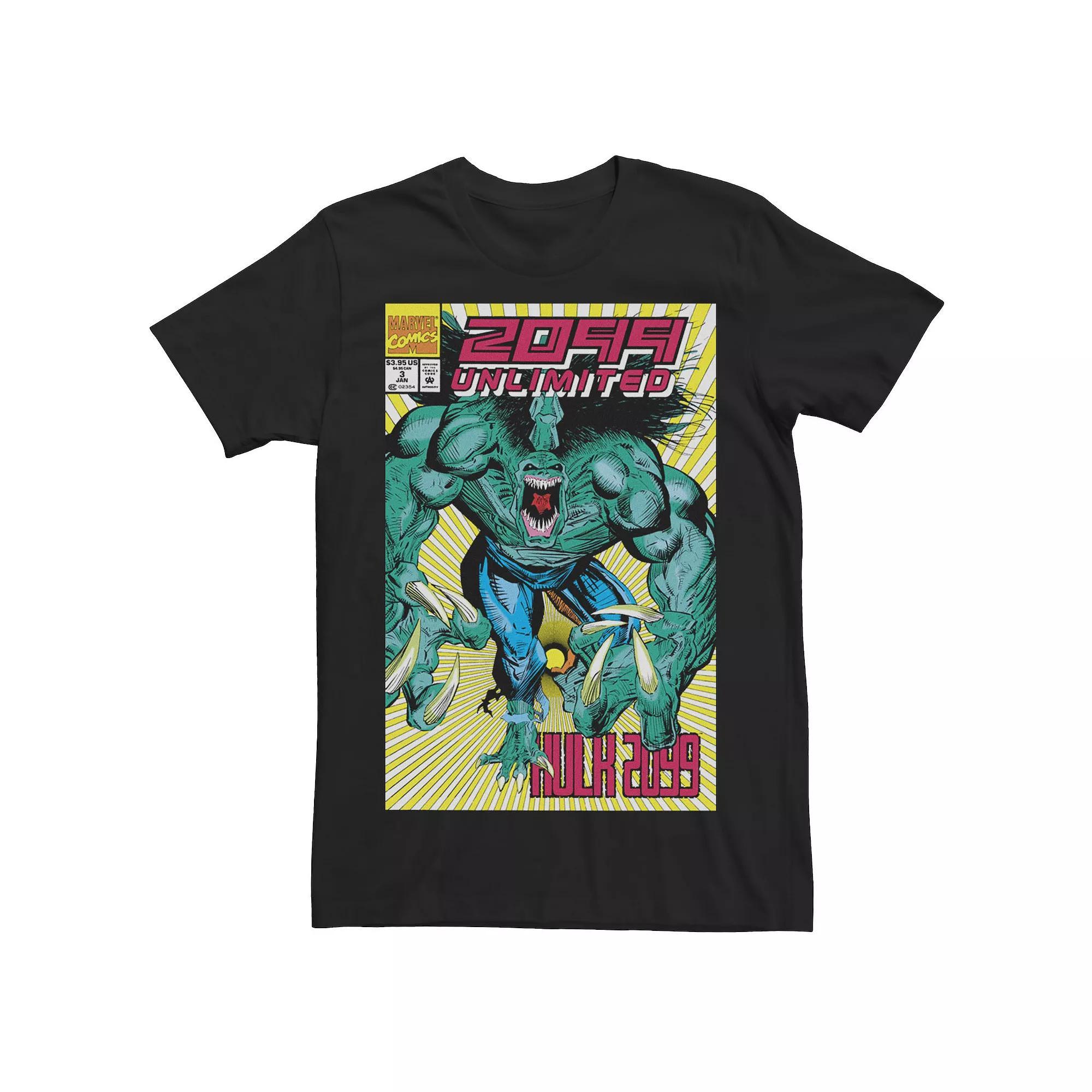 Men's Marvel Hulk 2099 Comic Cover Tee, Size: Medium, Black Product Image