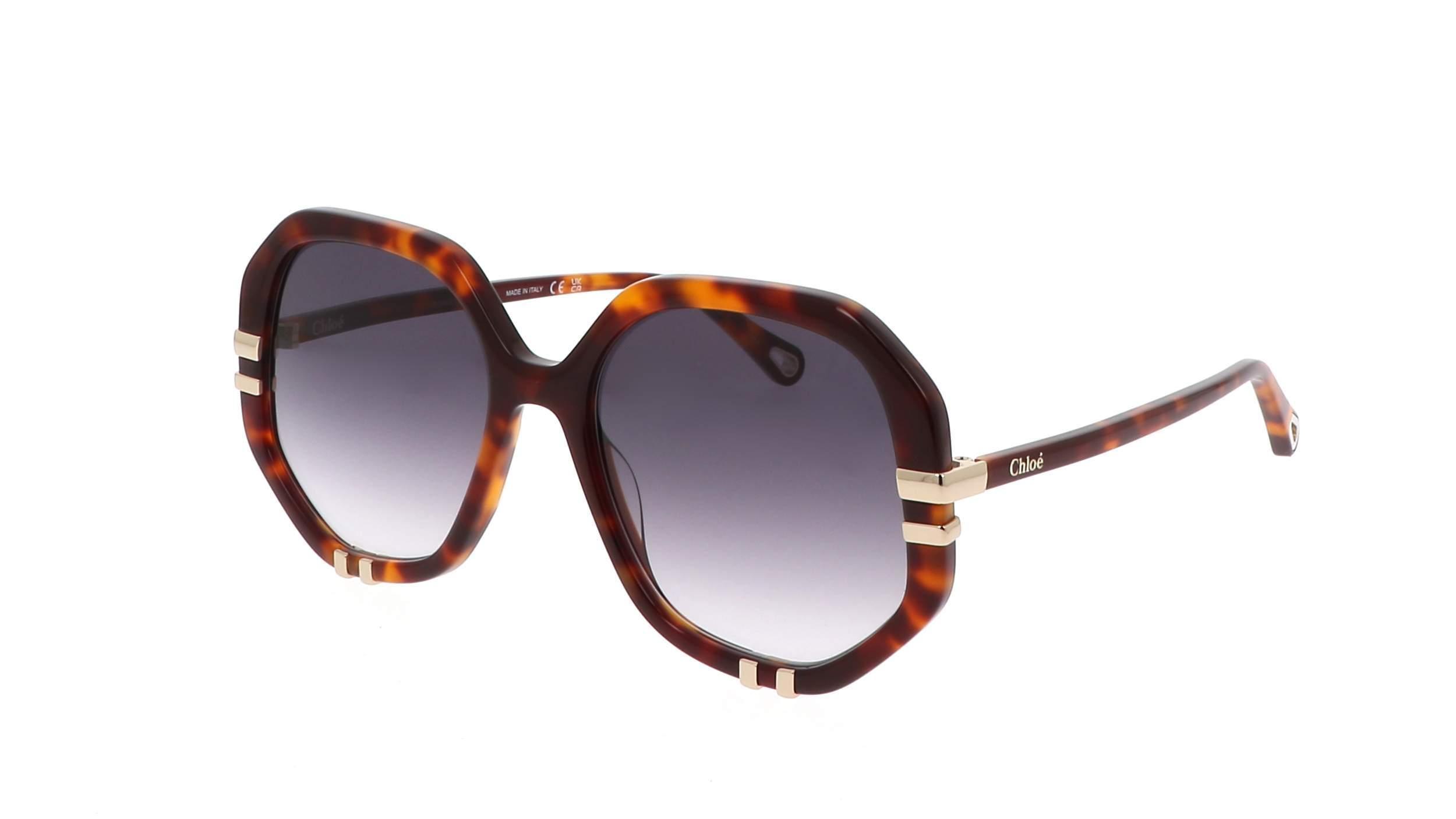 CHLOÉ Logo Sunglasses In Gray Product Image