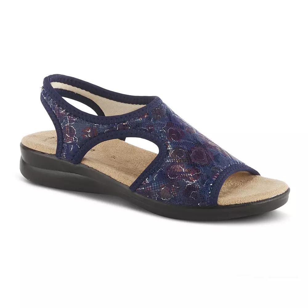 Flexus by Spring Step Nyaman Women's Slingback Sandals, Size: 36, Blue Team Product Image