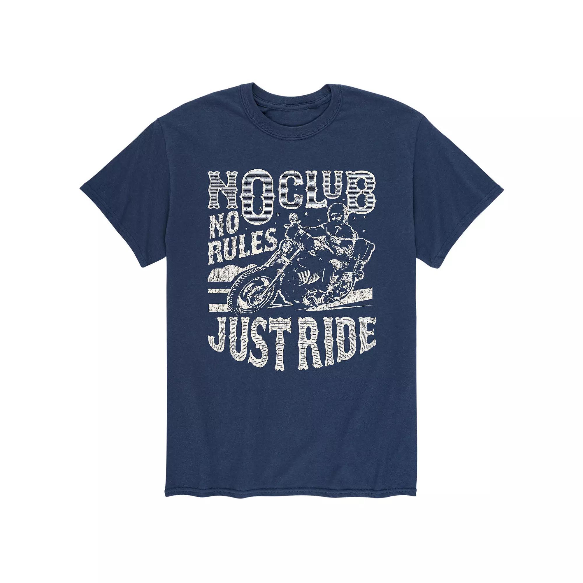 Mens No Club No Rules Just Ride Tee Product Image