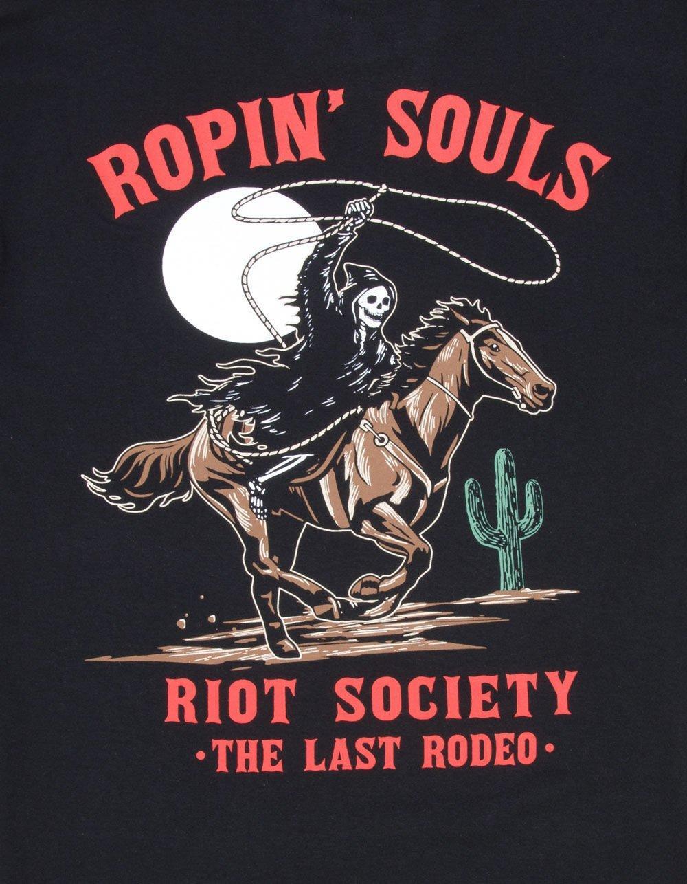 RIOT SOCIETY Ropin Souls Mens Tee Product Image