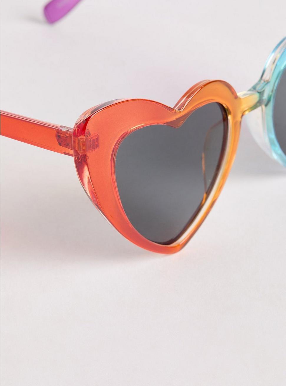 Rainbow Heart Reflective Sunglasses Product Image